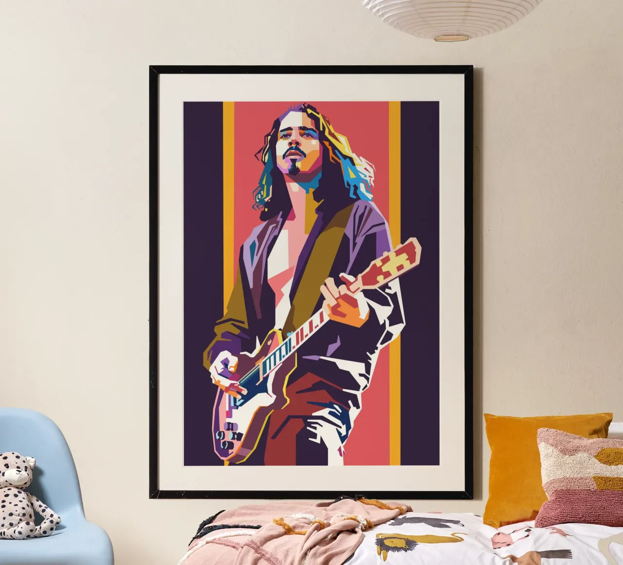 Chris Cornell stile artistico WPAP carta hahnemühle da Hantamrata