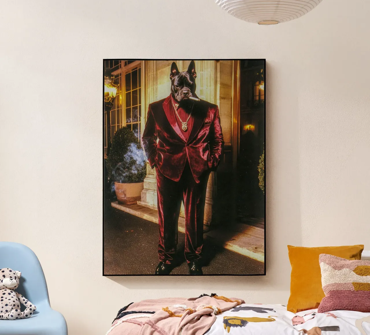 Dario plexiglass da Affiches Chien Originales – Dogland