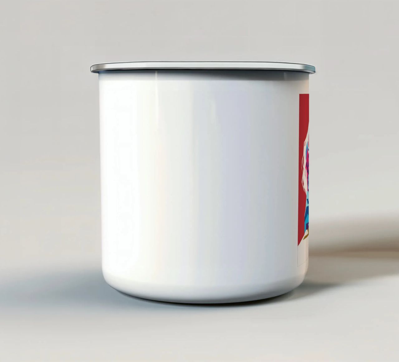 Liam Gallagher art tazza in smalto da Hantamrata