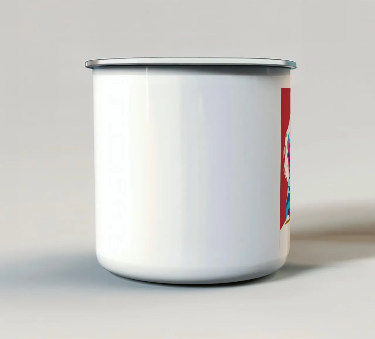 Liam Gallagher art tazza in smalto da Hantamrata