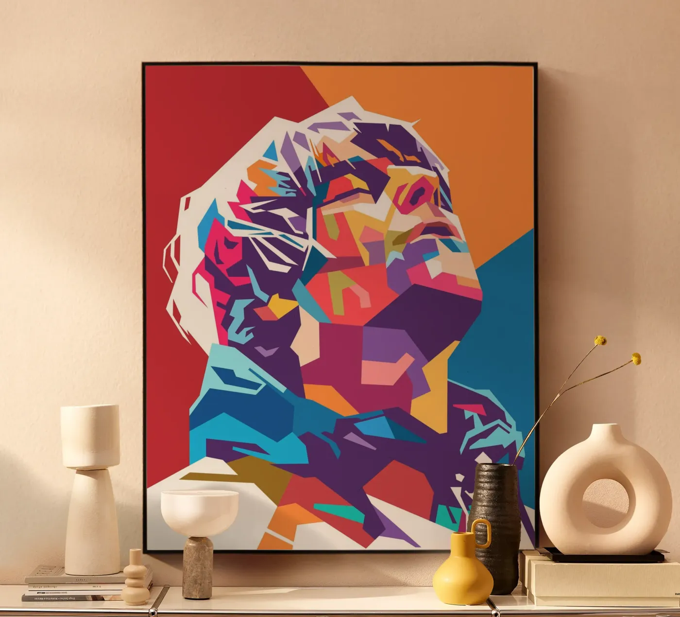 Liam Gallagher art plexiglass da Hantamrata