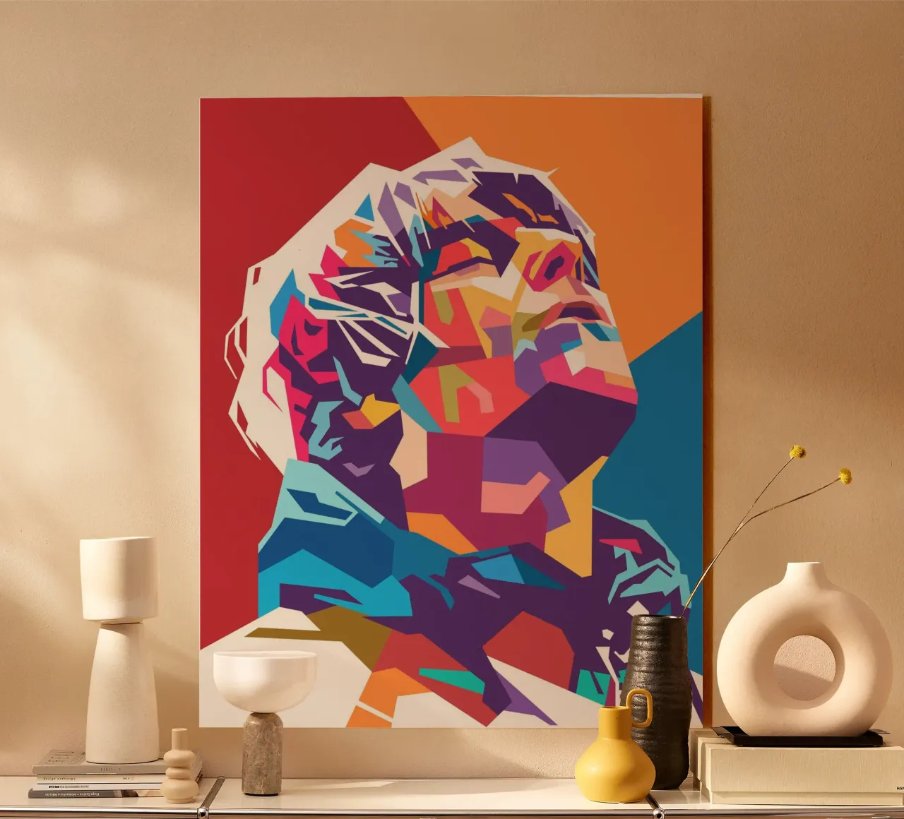 Liam Gallagher art plexiglass da Hantamrata