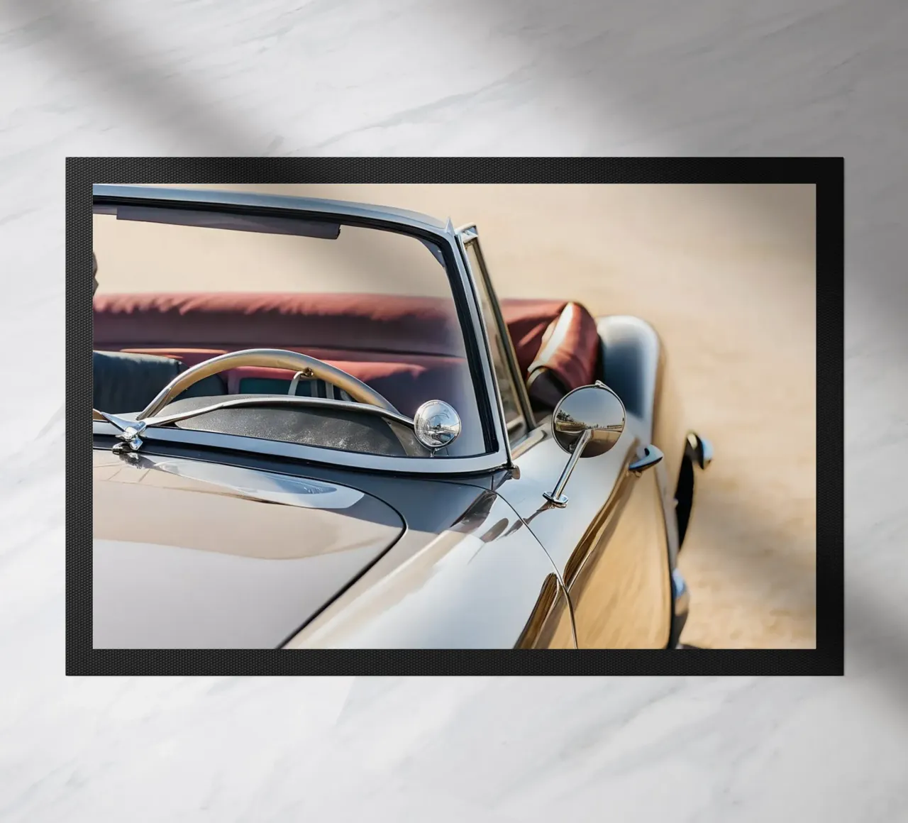 Einzigartige Oldtimer Fußmatte von CAR EDITION