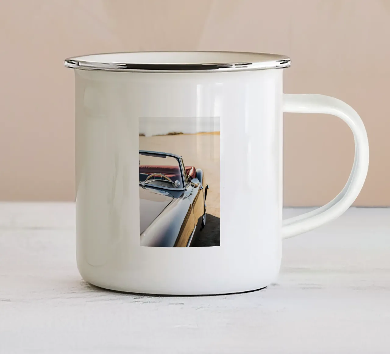 Auto d'epoca uniche tazza in smalto da CAR EDITION