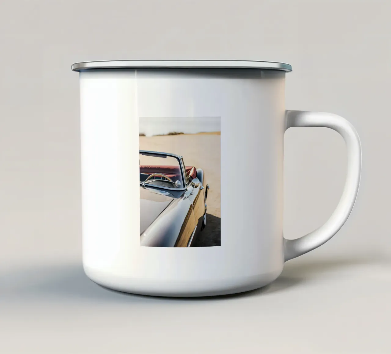 Auto d'epoca uniche tazza in smalto da CAR EDITION