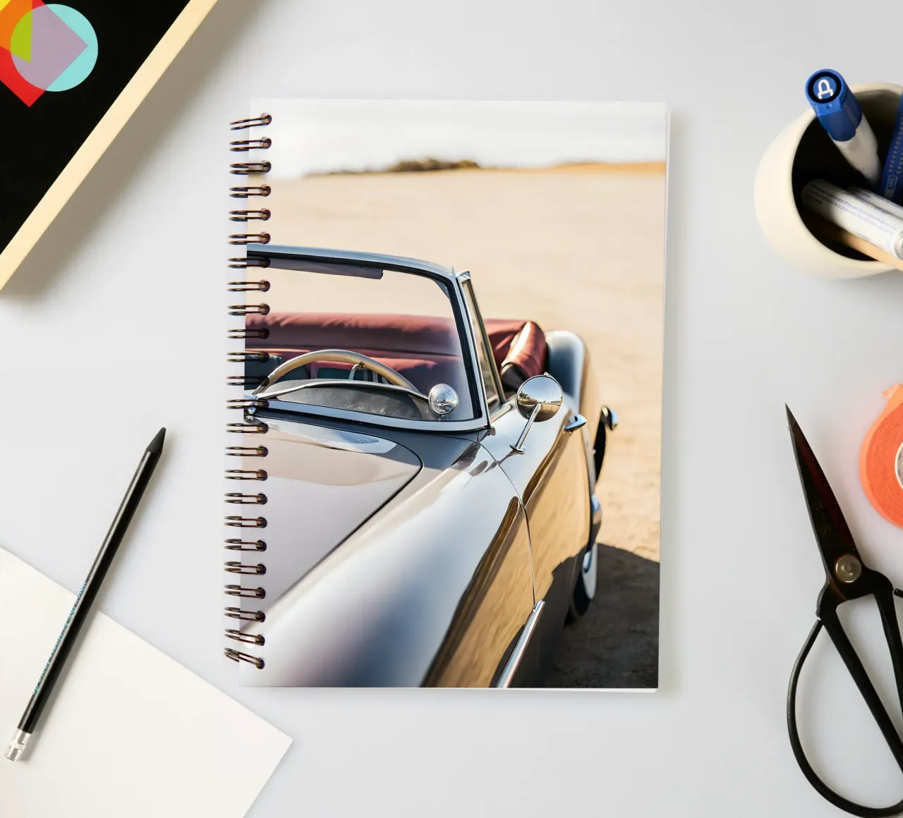 Unique Classic Cars spiral notebook by CAR EDITION