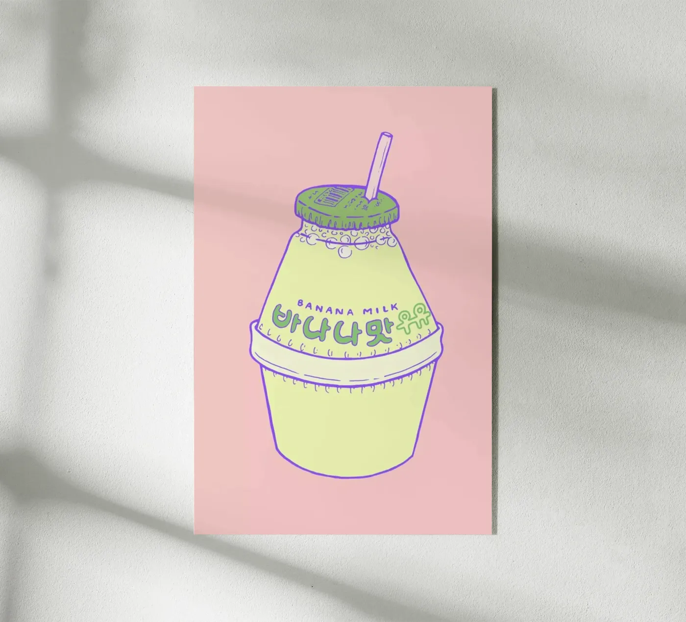 Banana Milk plexiglass da Laura O'Connor