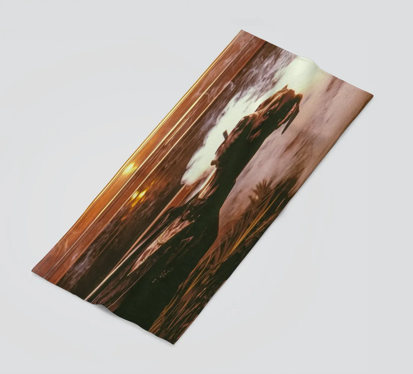 Silas strandhanddoek van Affiches Chien Originales – Dogland