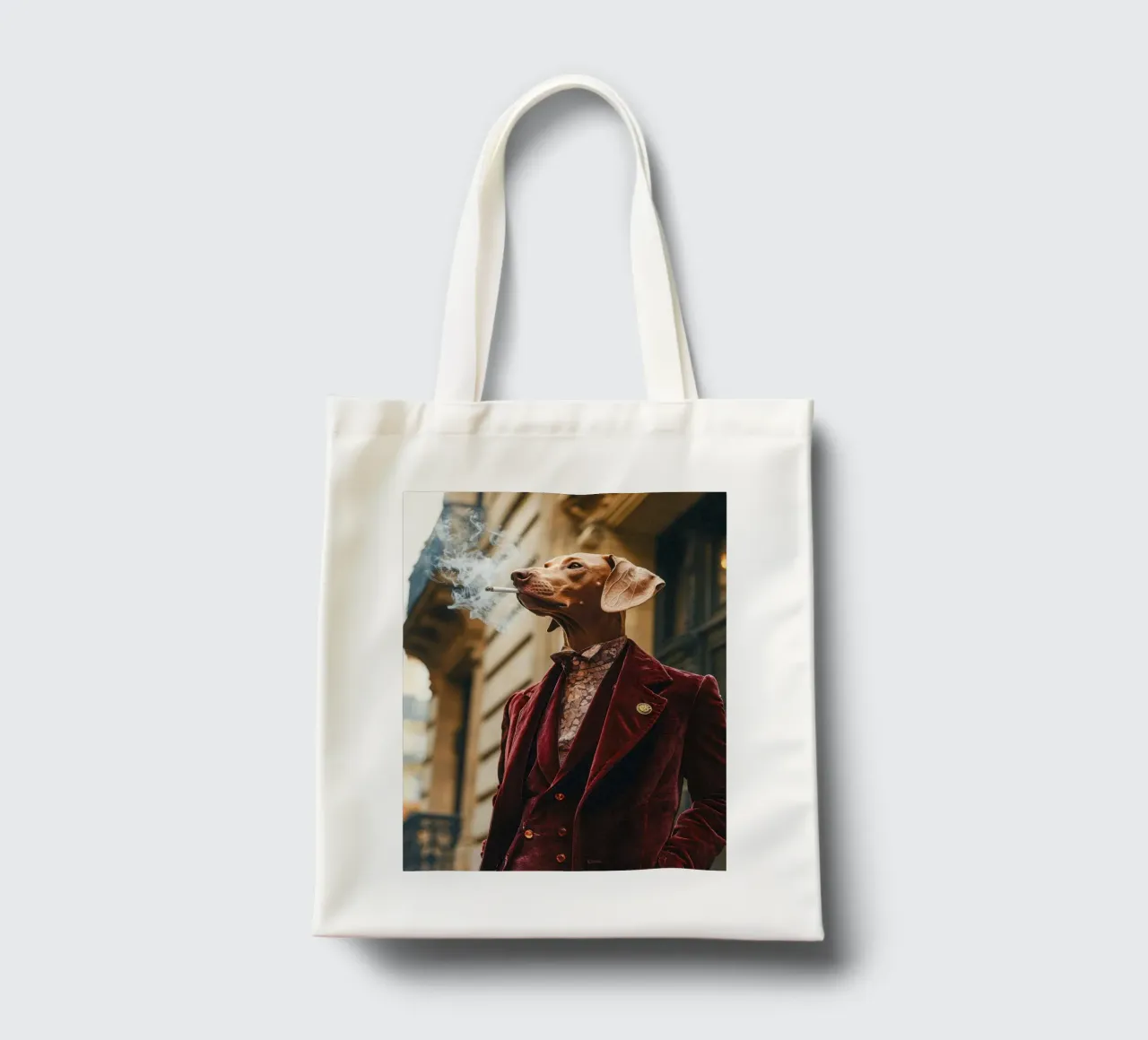 Octave borsa in juta da Affiches Chien Originales – Dogland