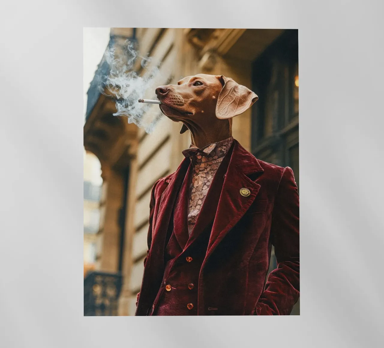 Octave pellicola backlit da Affiches Chien Originales – Dogland