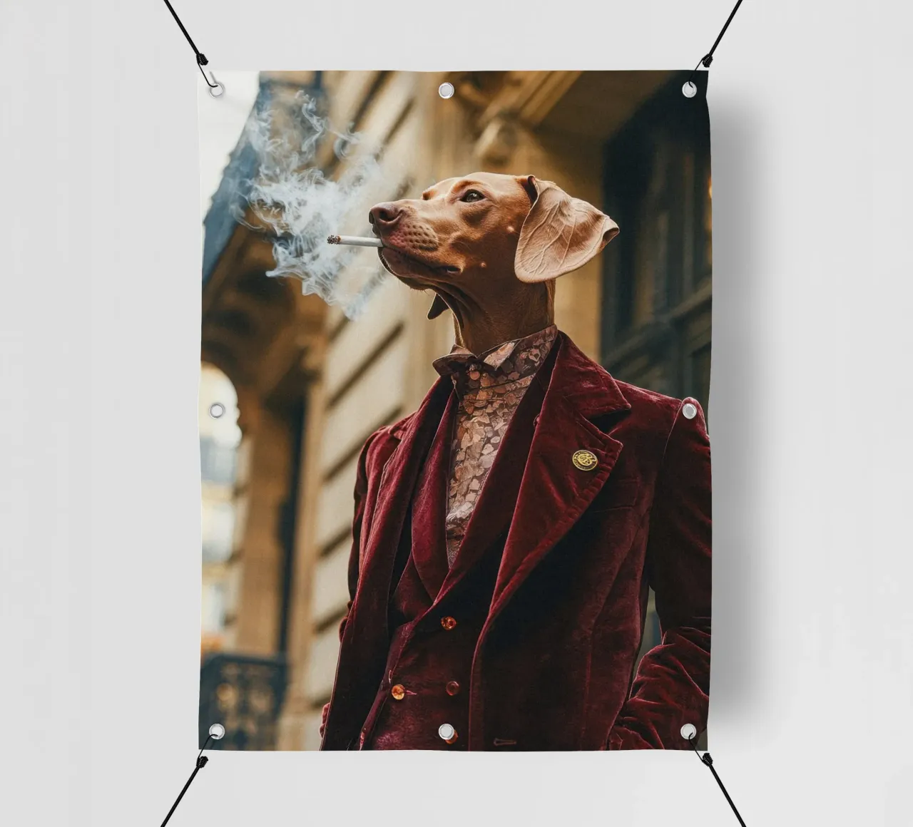 Octave telo in pvc da Affiches Chien Originales – Dogland