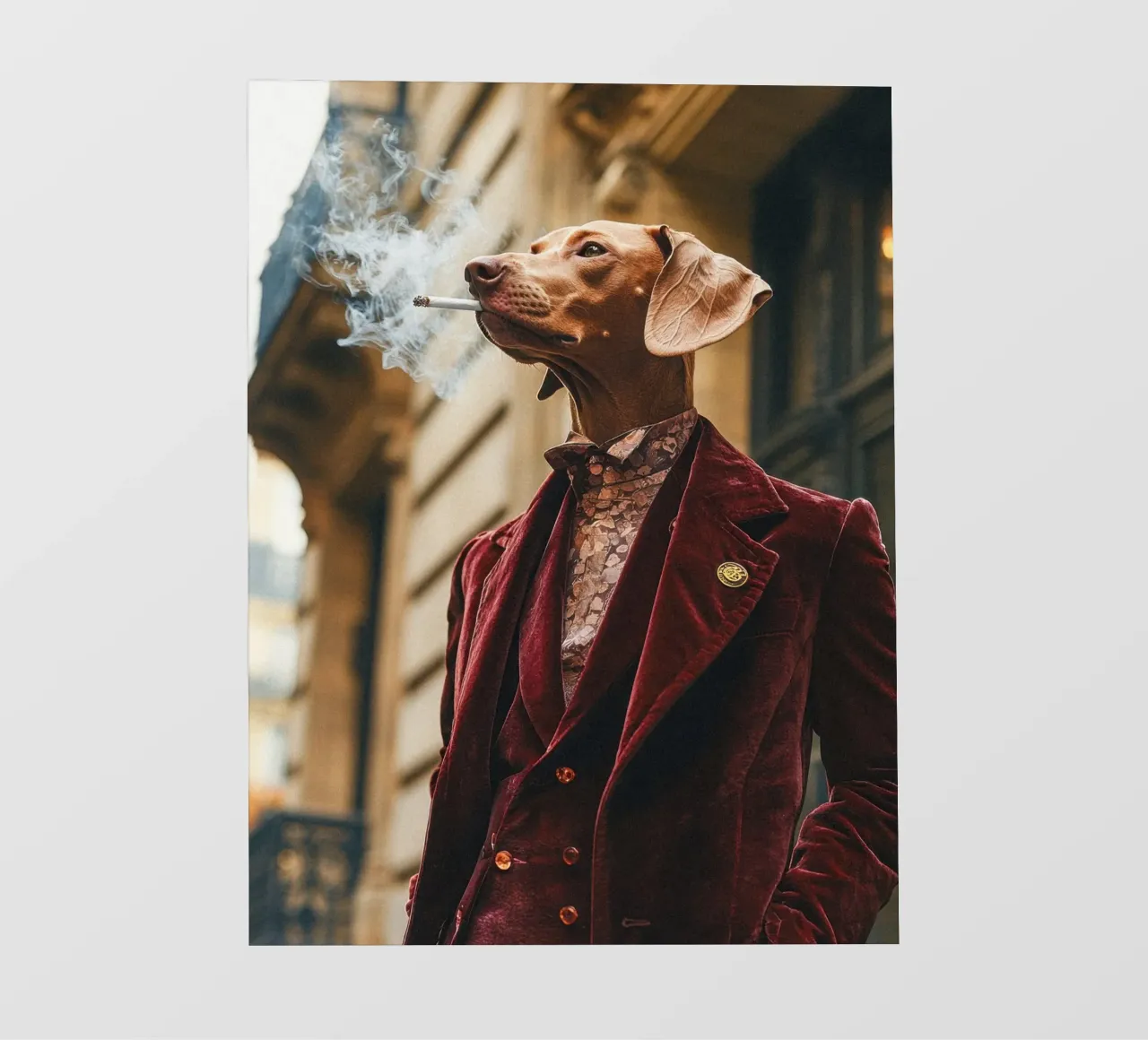 Octave telo in pvc da Affiches Chien Originales – Dogland