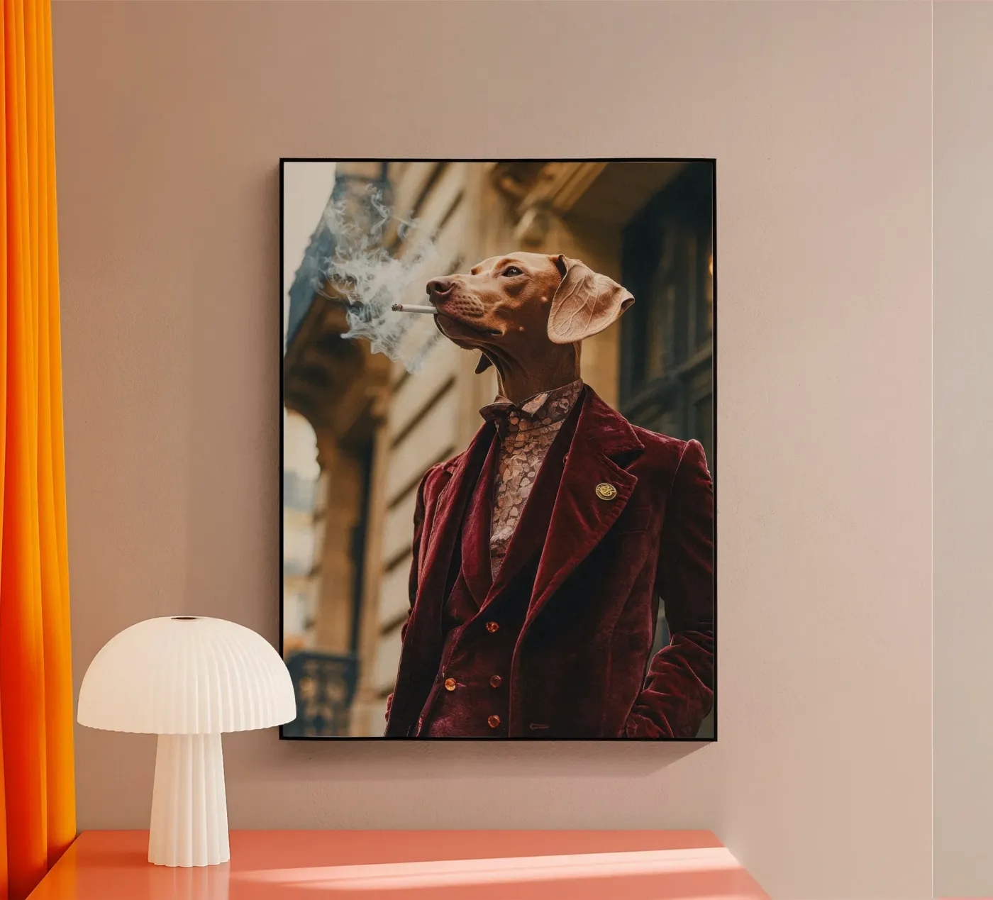 Octave plexiglass da Affiches Chien Originales – Dogland