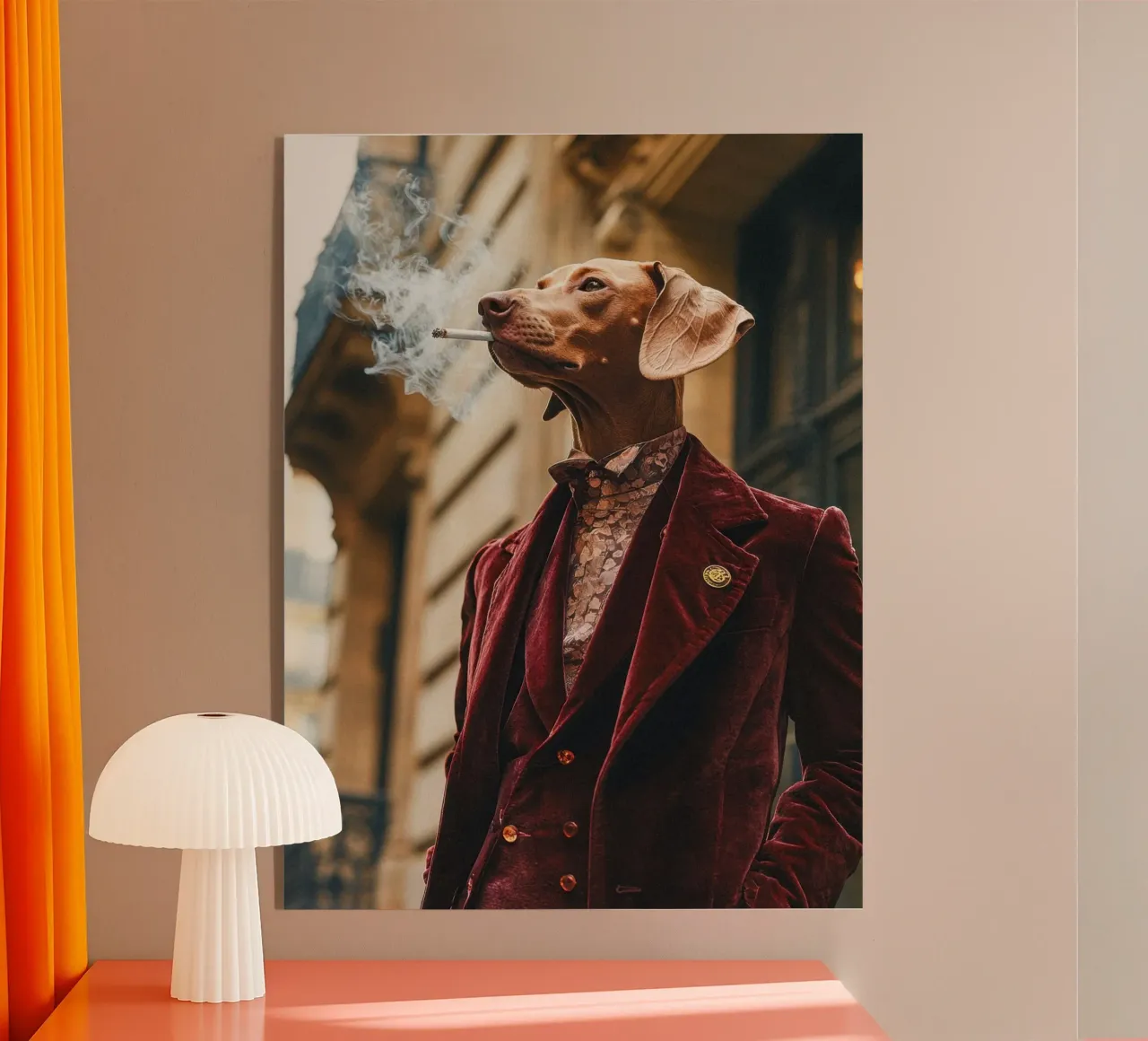 Octave plexiglass da Affiches Chien Originales – Dogland