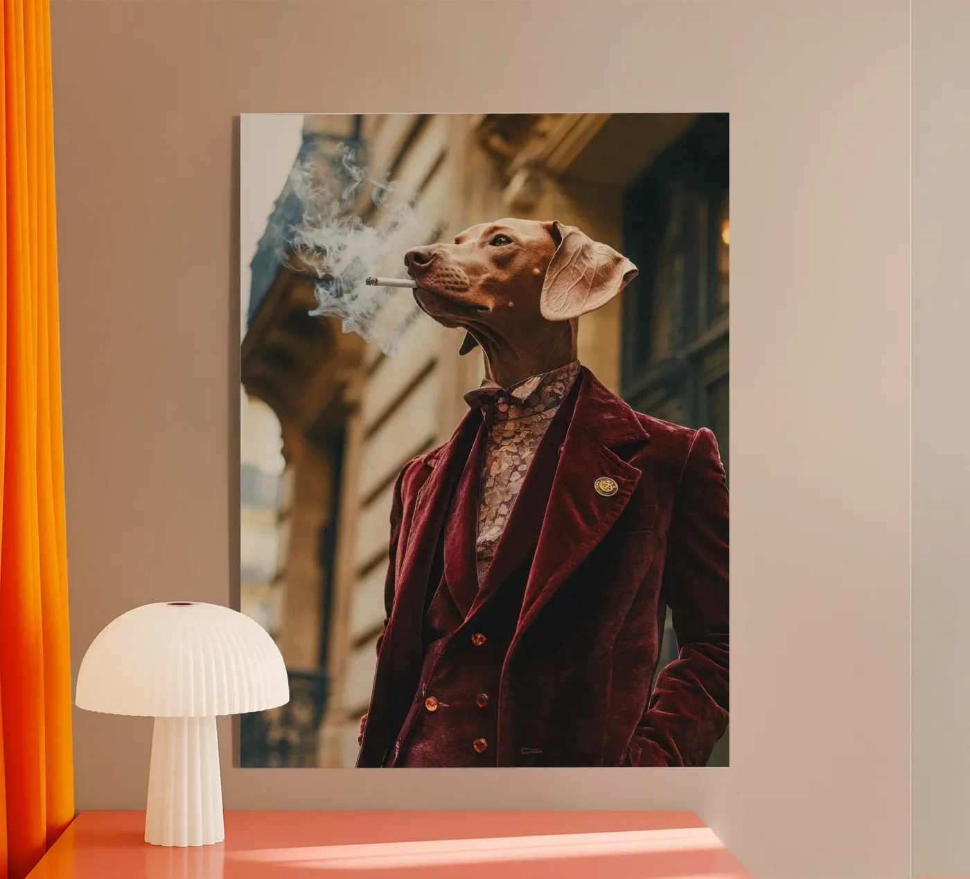 Octave plexiglass da Affiches Chien Originales – Dogland