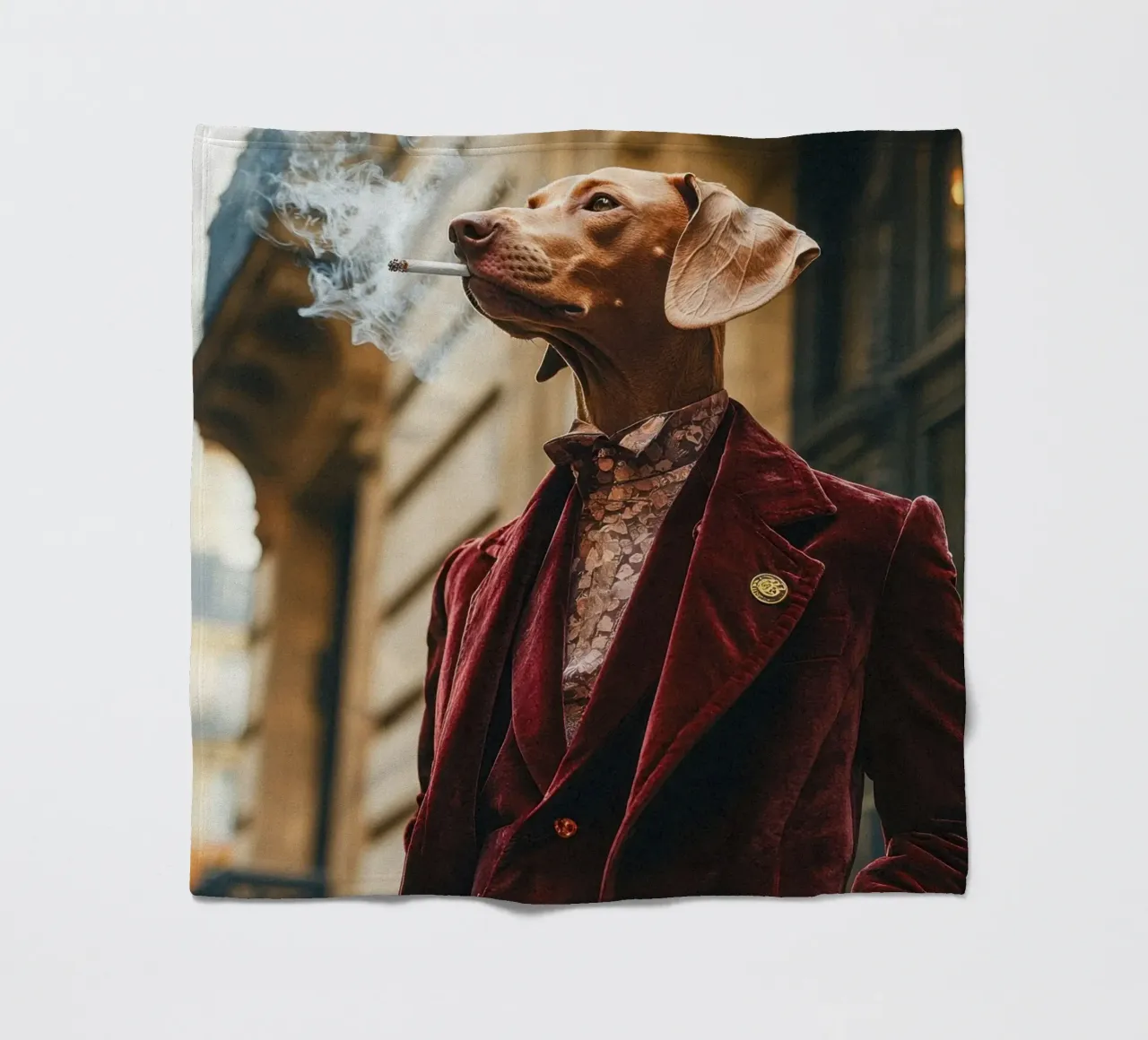 Octave coperta in pile da Affiches Chien Originales – Dogland