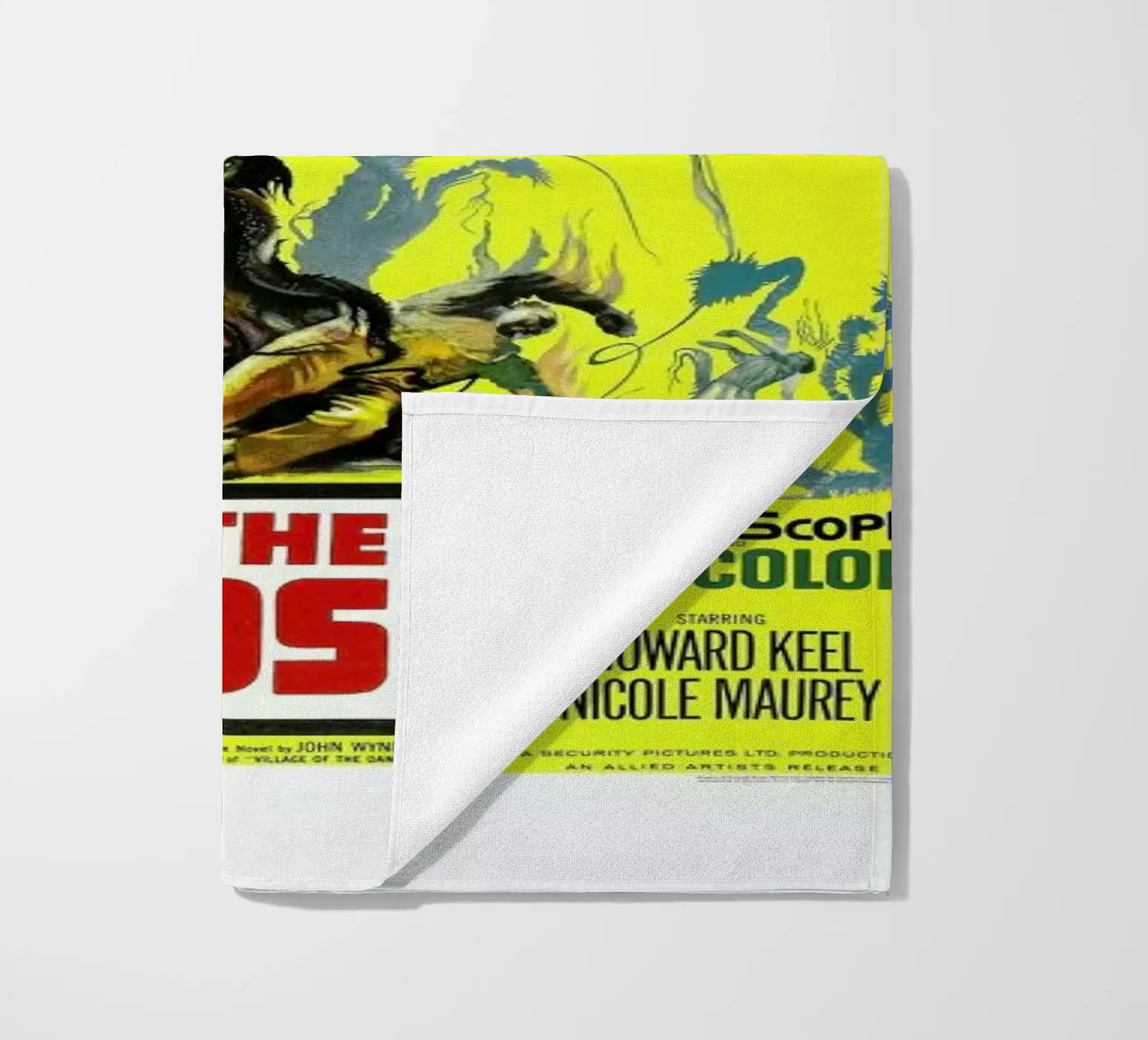 ‘The Day of the Triffids’ Retro Movie Poster telo mare da Gallery Print and Art Limited