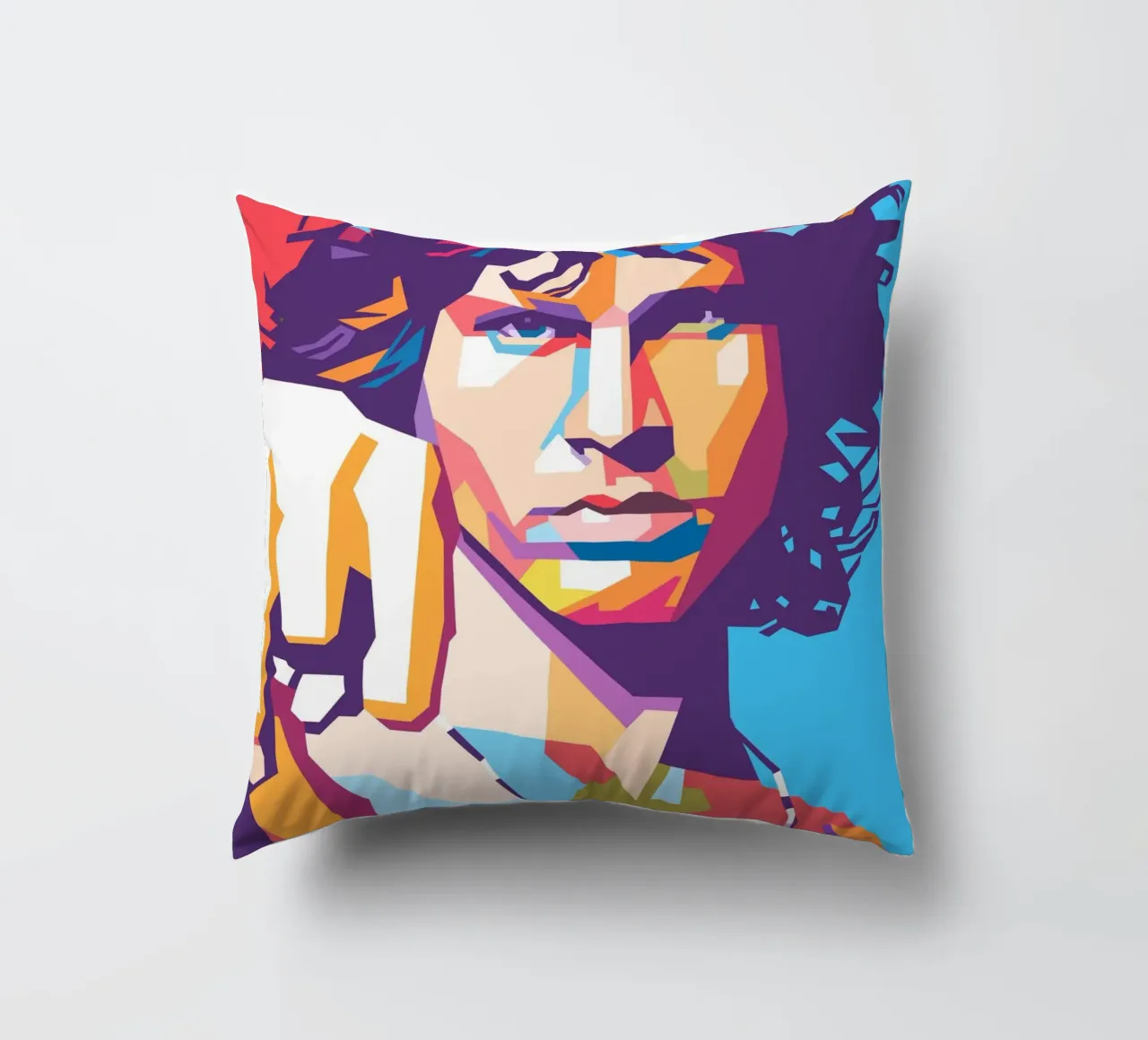 Stile artistico di Jim Morrison WPAP cuscino da Hantamrata