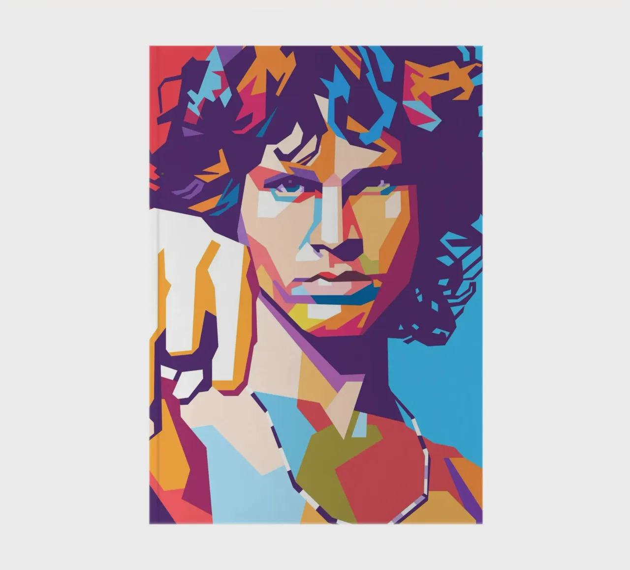 Jim Morrison WPAP art style notebook by Hantamrata