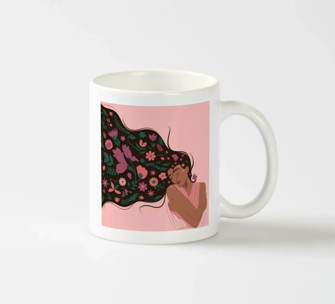 Serenità floreale tazza in ceramica da Prism Palette