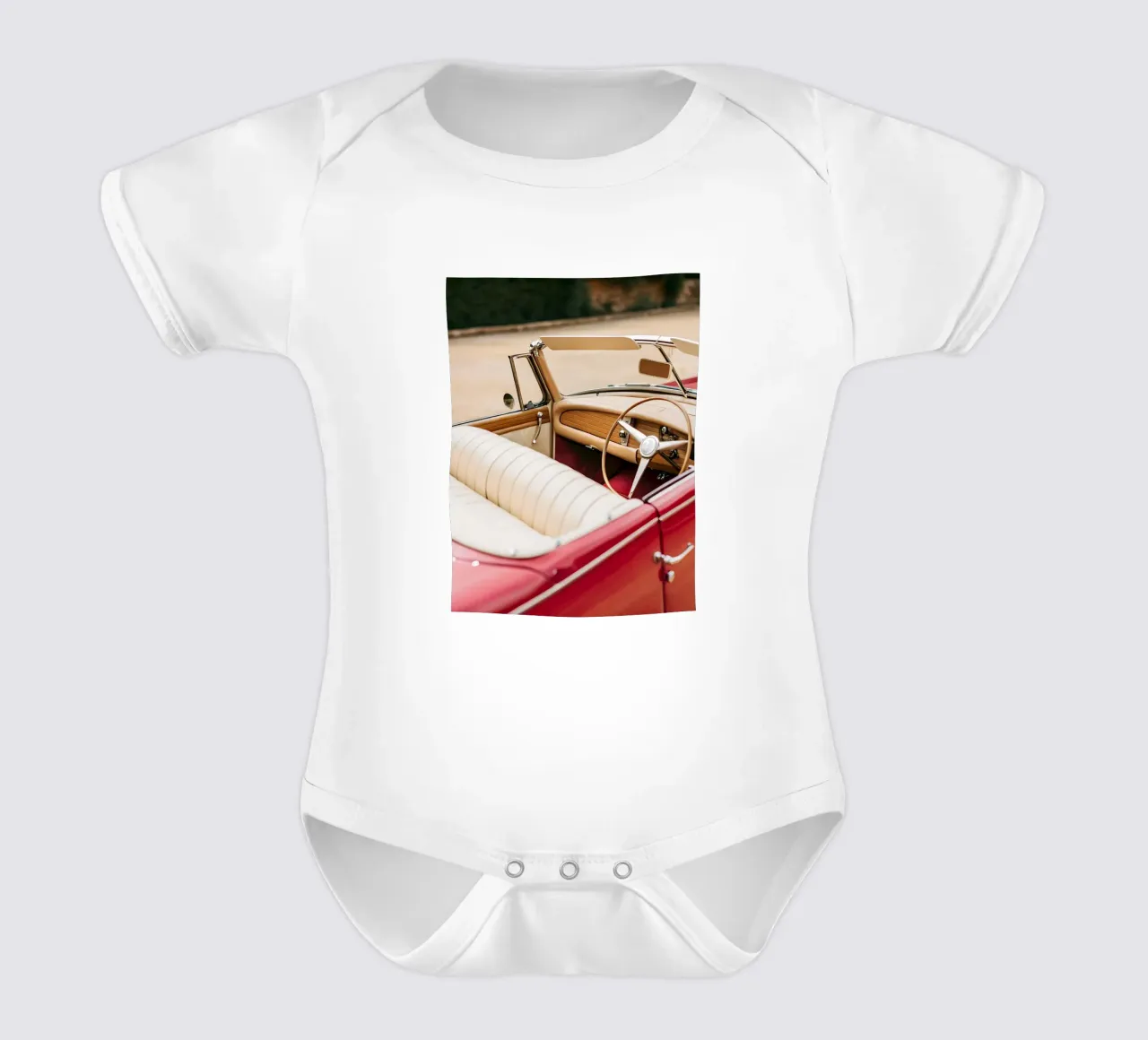 Auto d'epoca uniche body neonato maniche corte da CAR EDITION