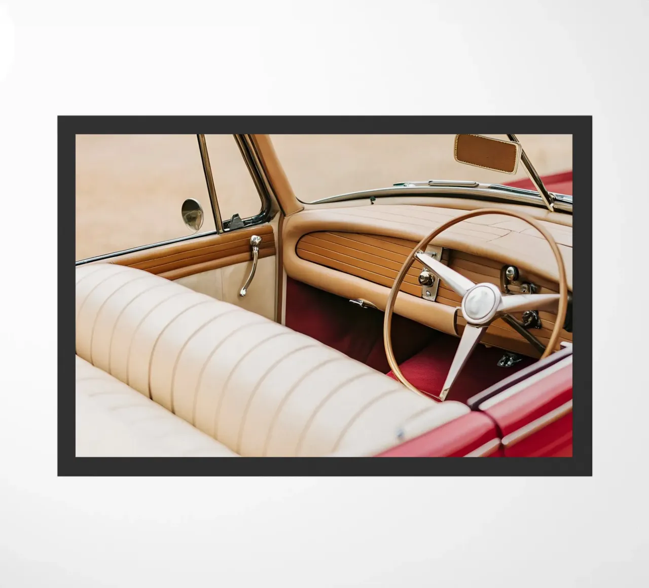 Einzigartige Oldtimer Fußmatte von CAR EDITION