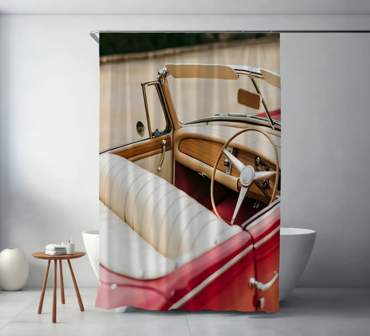 Auto d'epoca uniche tenda da doccia da CAR EDITION