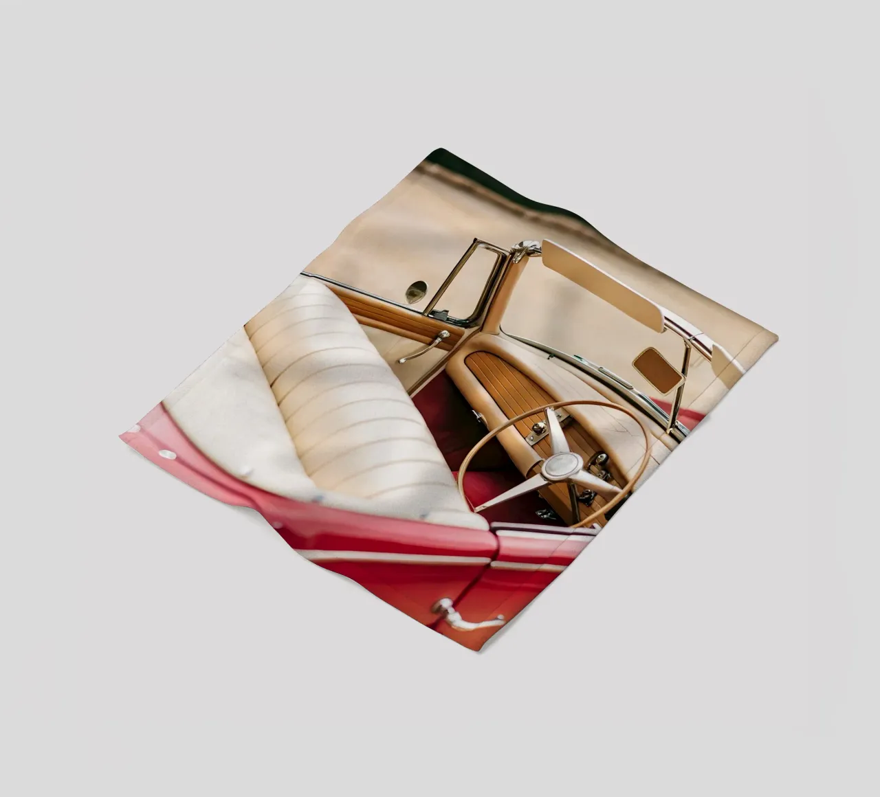 Einzigartige Oldtimer Fleecedecke von CAR EDITION