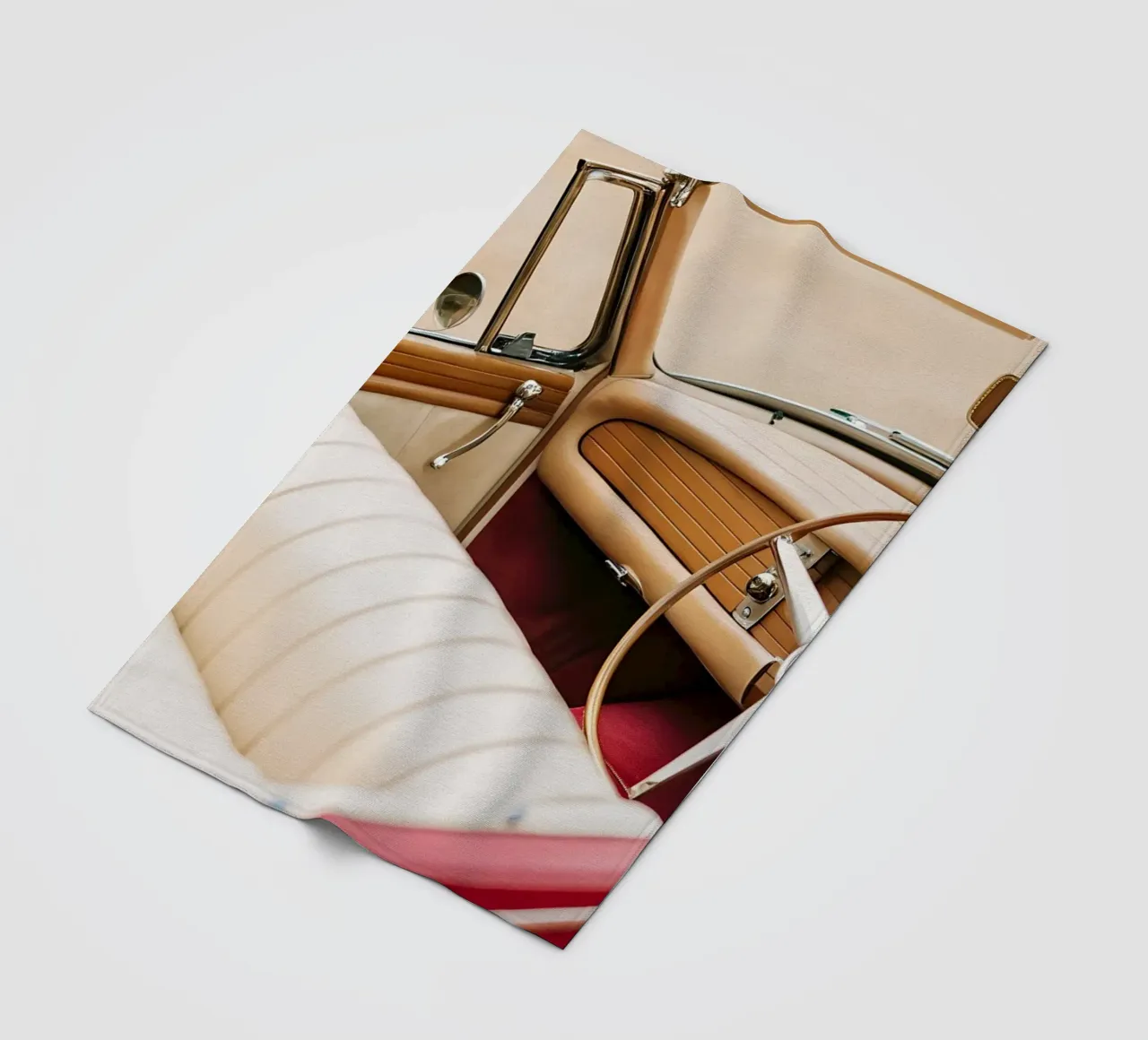 Einzigartige Oldtimer Fleecedecke von CAR EDITION