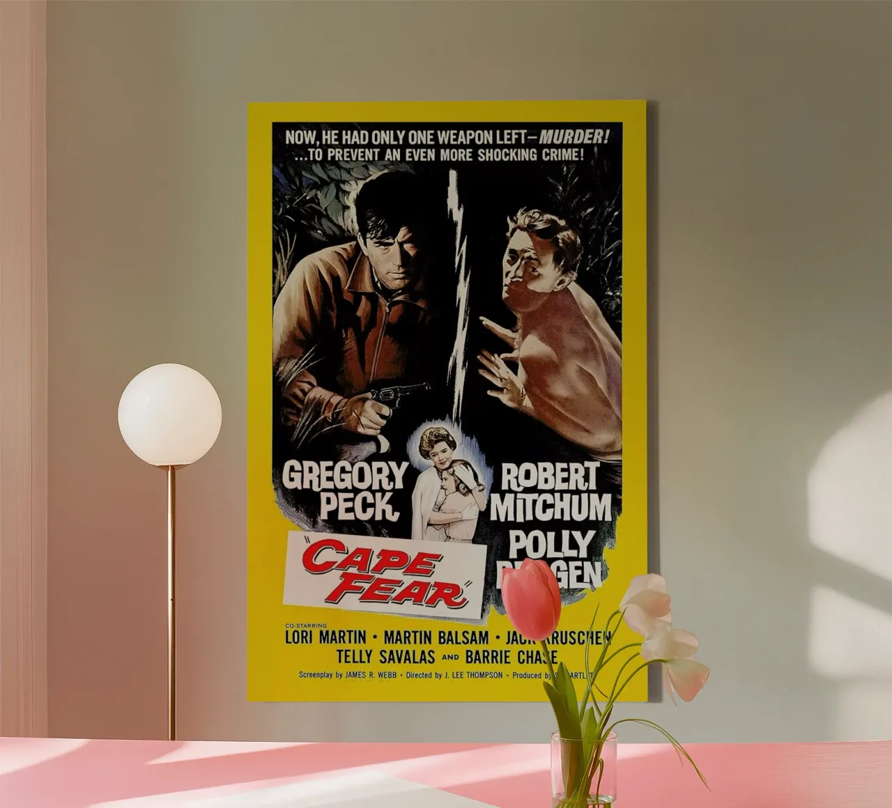 ‘Cape Fear’ Retro Movie Poster canvas by Gallery Print and Art Limited