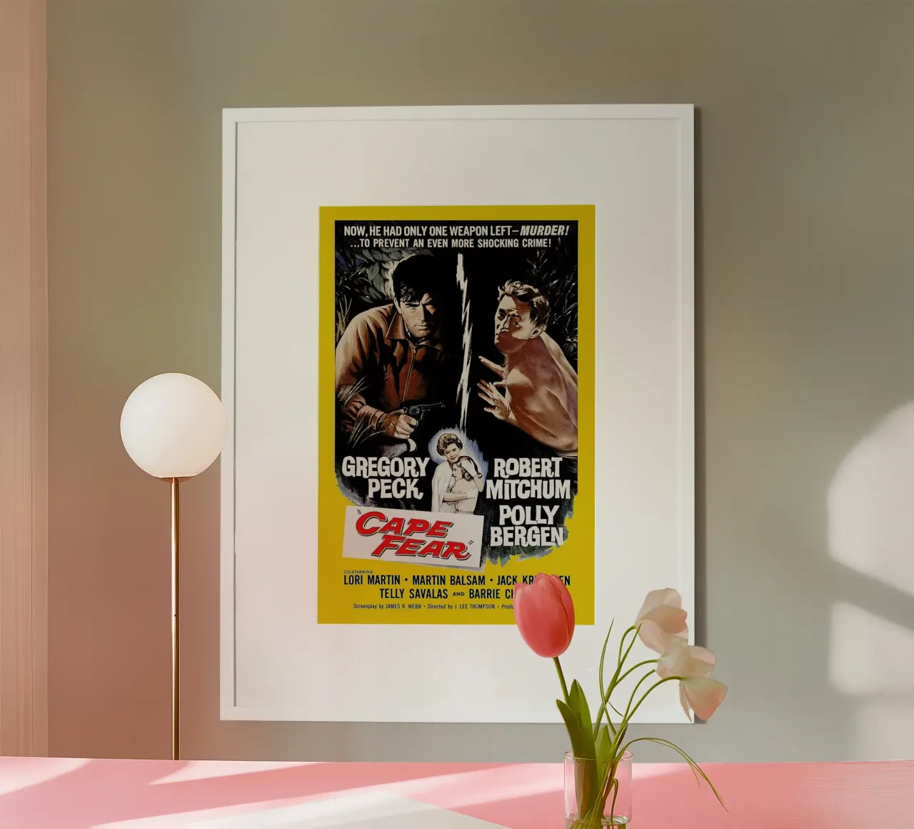 ‘Cape Fear’ Retro Movie Poster poster da Gallery Print and Art Limited