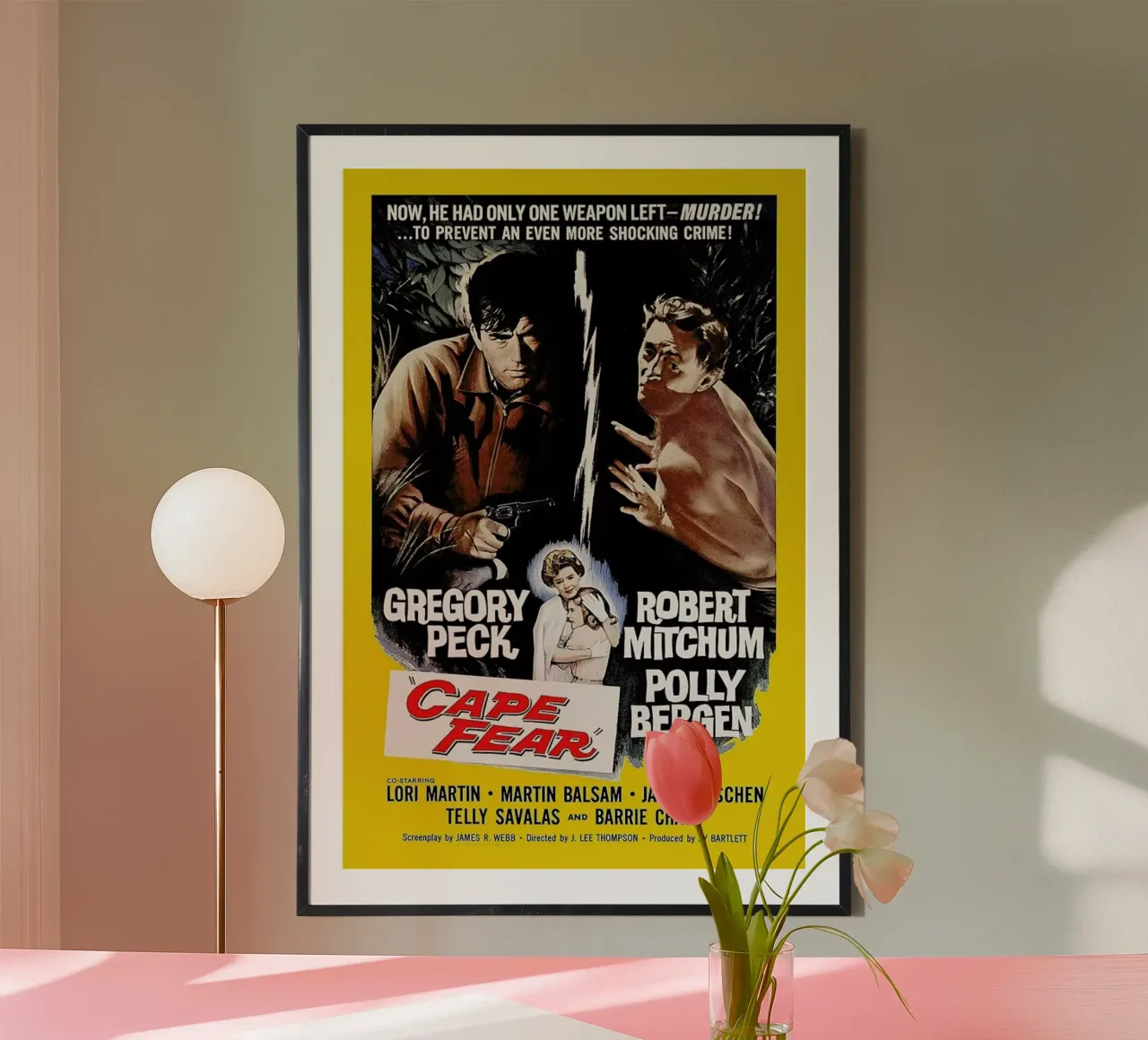 ‘Cape Fear’ Retro Movie Poster carta hahnemühle da Gallery Print and Art Limited