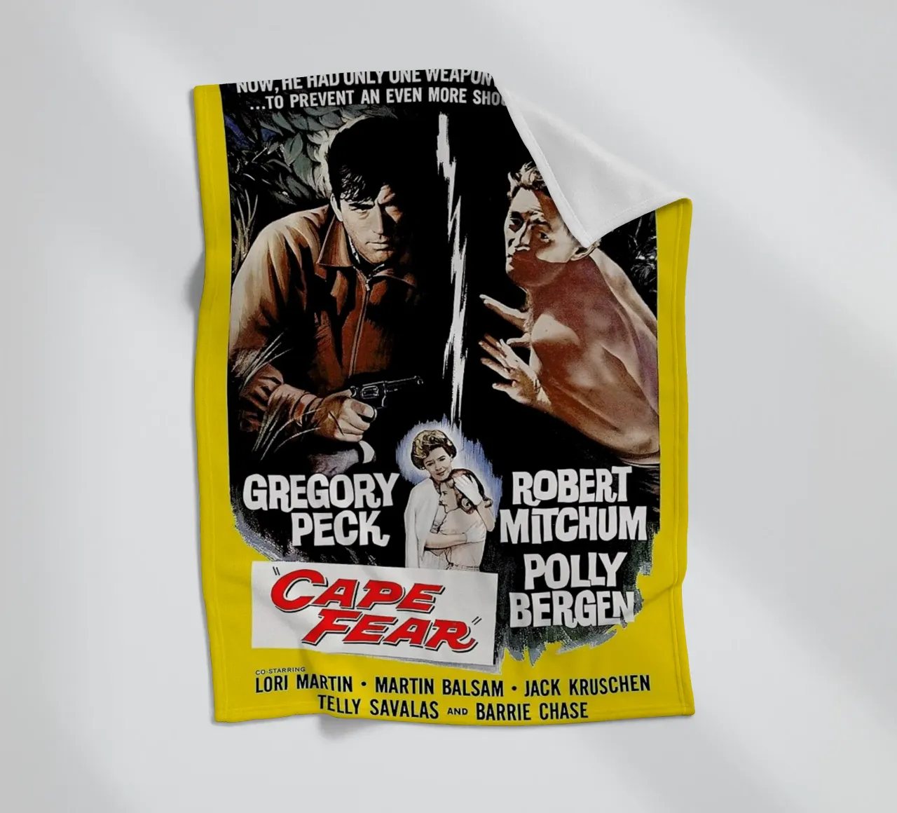 ‘Cape Fear’ Retro Movie Poster coperta in pile da Gallery Print and Art Limited