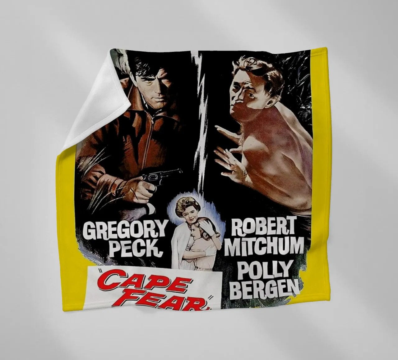 ‘Cape Fear’ Retro Movie Poster coperta in pile da Gallery Print and Art Limited