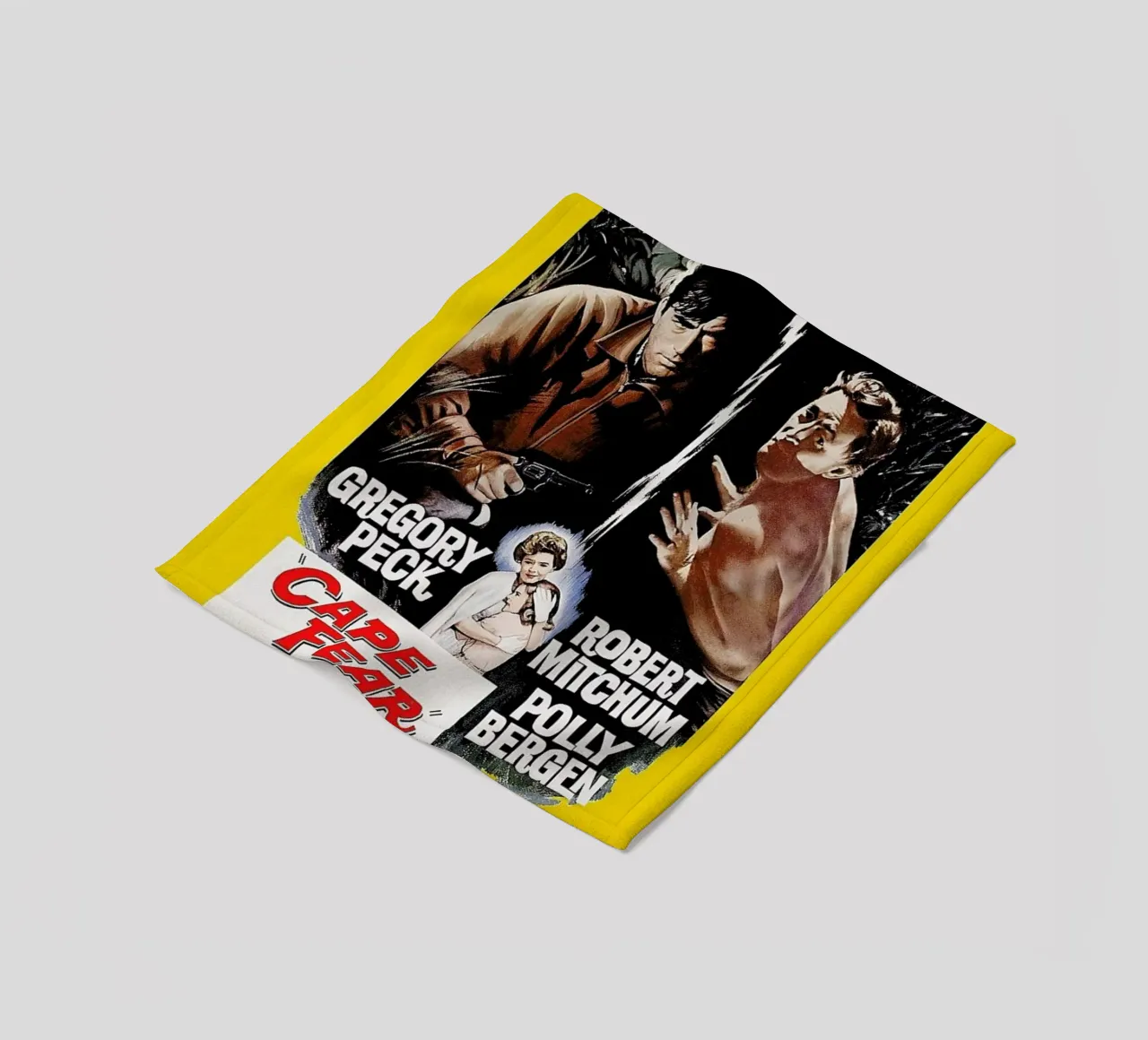 ‘Cape Fear’ Retro Movie Poster coperta in pile da Gallery Print and Art Limited