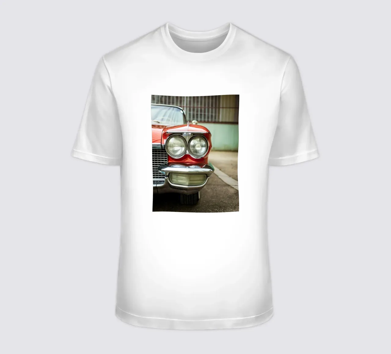 Frontale rosso per auto d'epoca t-shirt da CAR EDITION