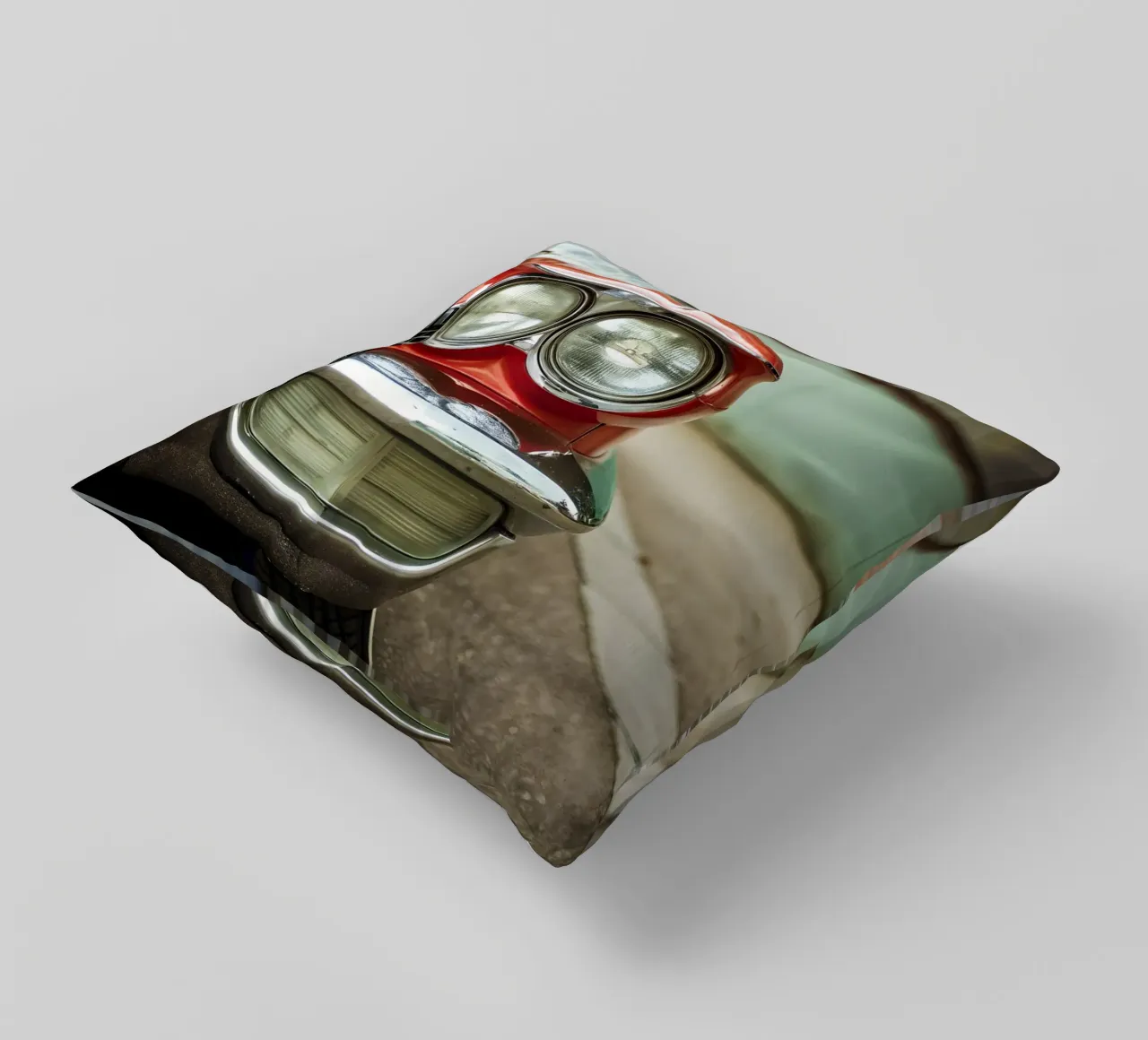 Frontale rosso per auto d'epoca cuscino da CAR EDITION