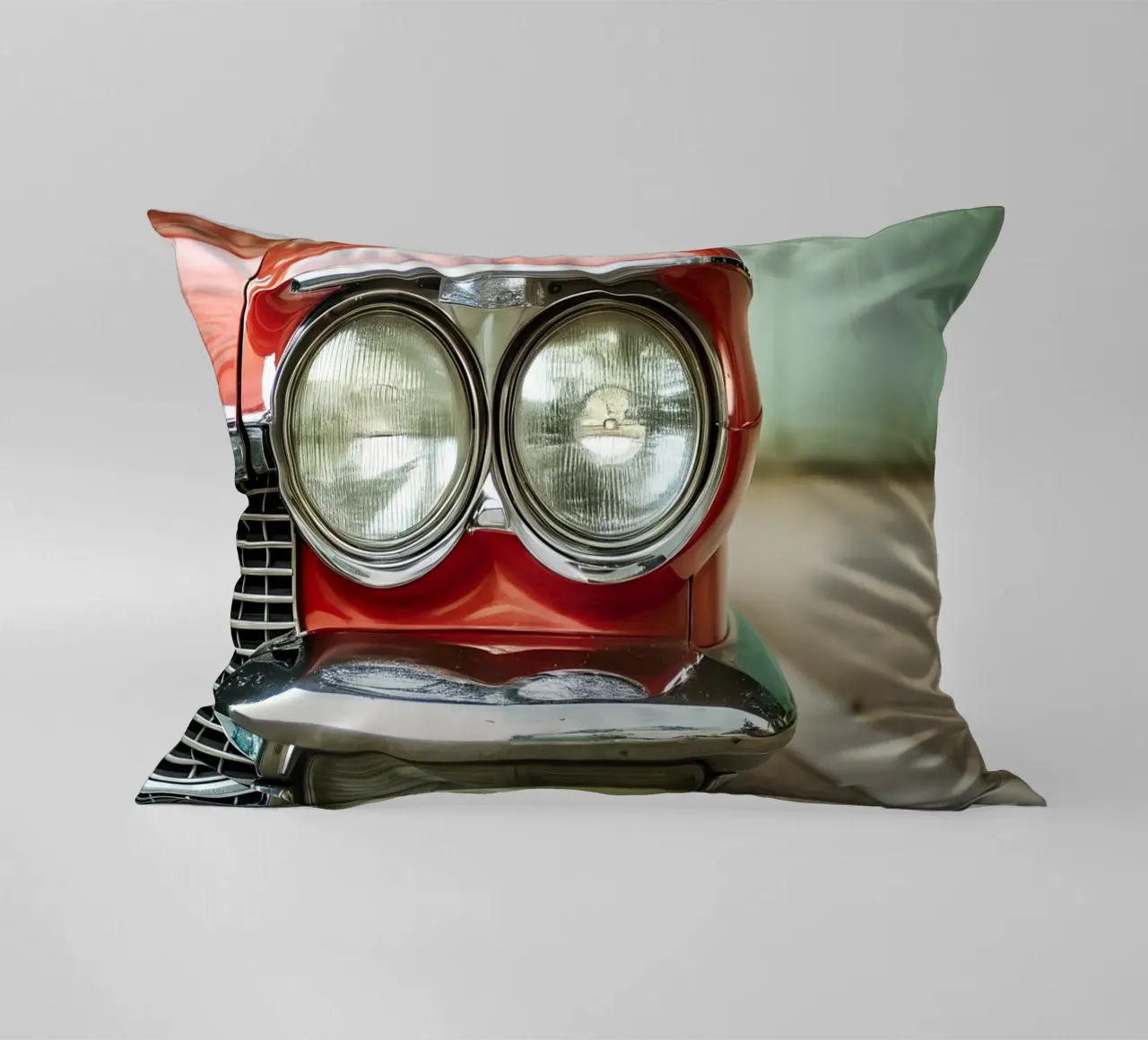 Frontale rosso per auto d'epoca cuscino da CAR EDITION