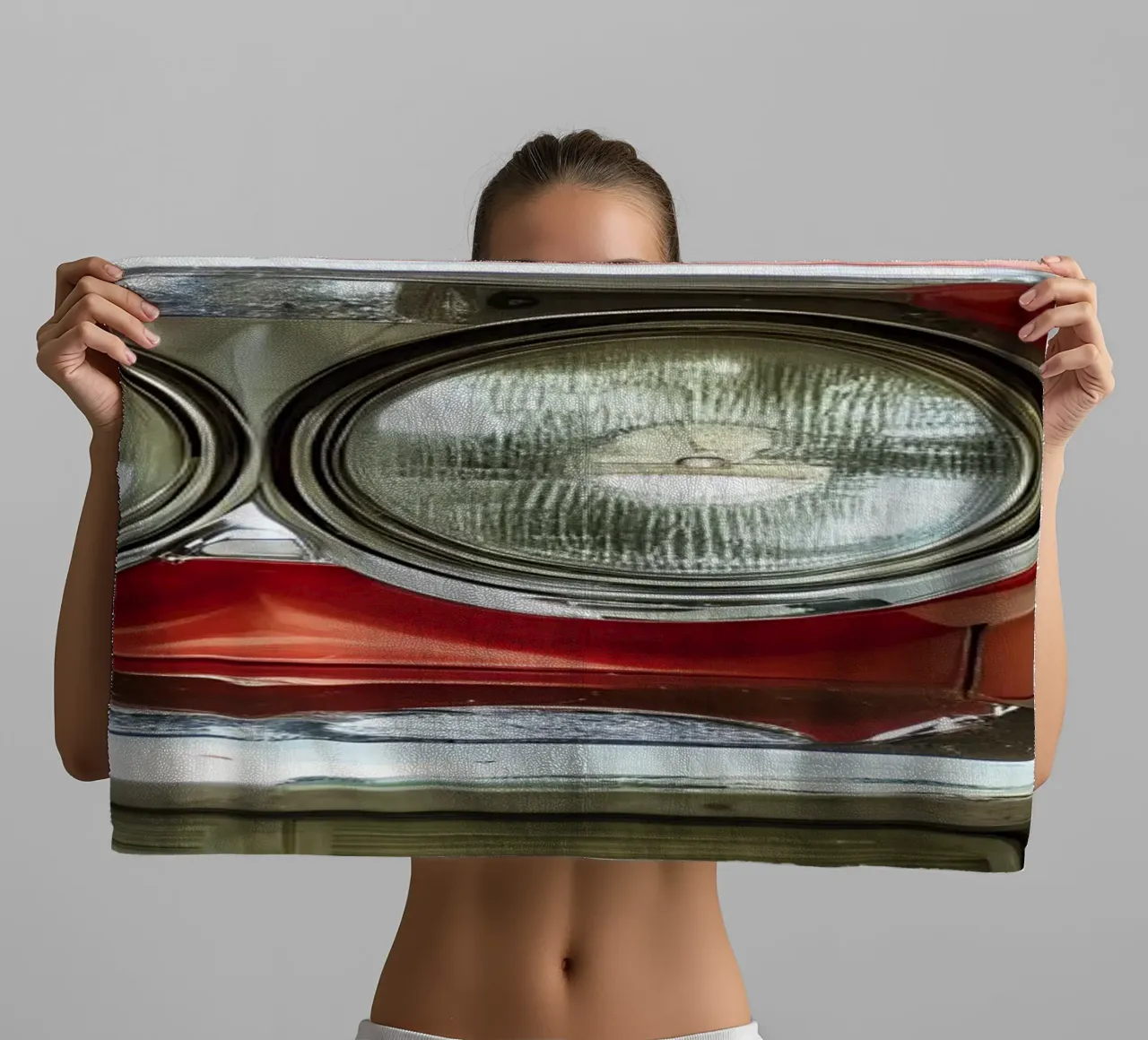 Rote Oldtimer-Front Handtuch von CAR EDITION