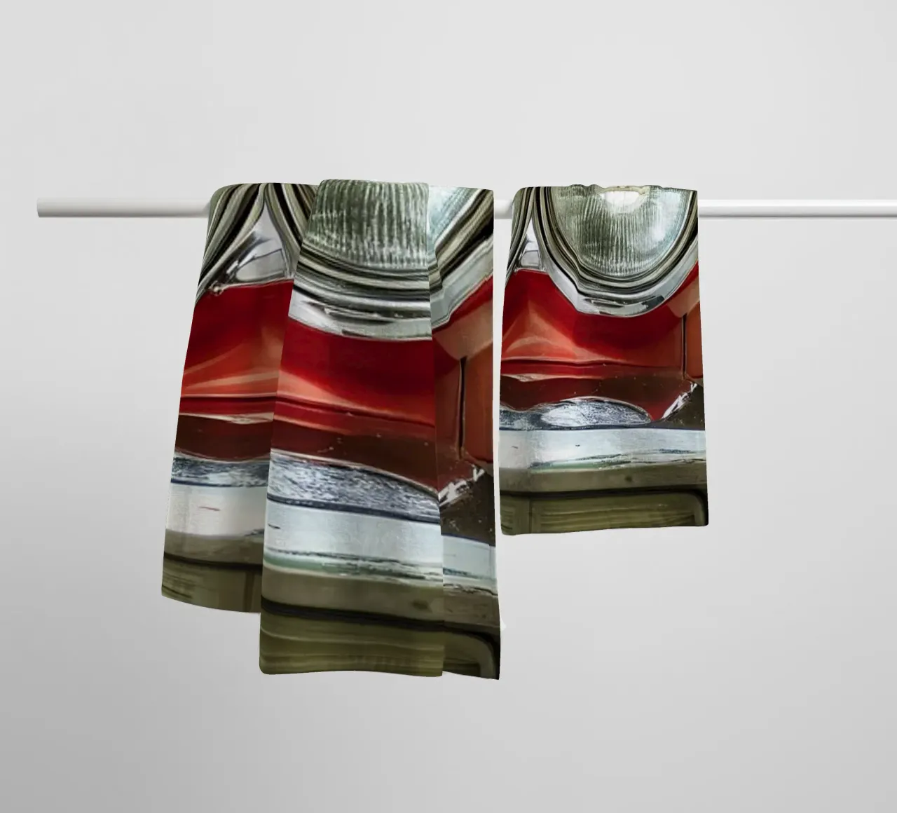 Rote Oldtimer-Front Handtuch von CAR EDITION