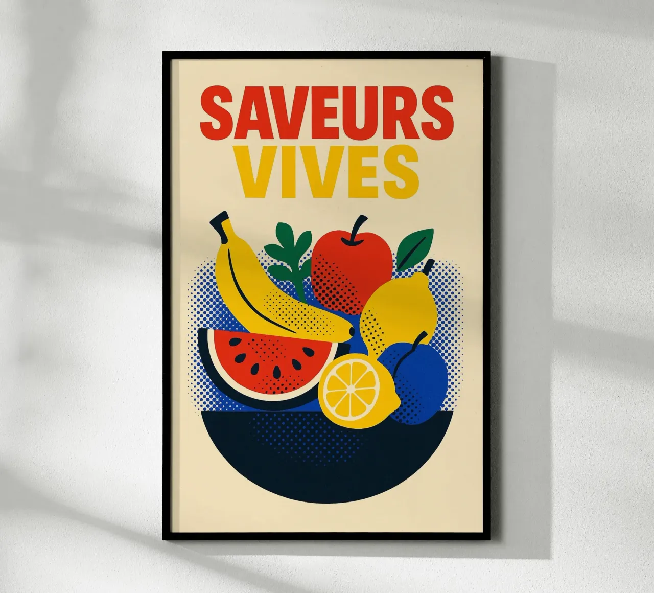 Saveurs Vives - Full of fruit and sunshine hahnemühle by Pop and Fruits - Affiches & posters