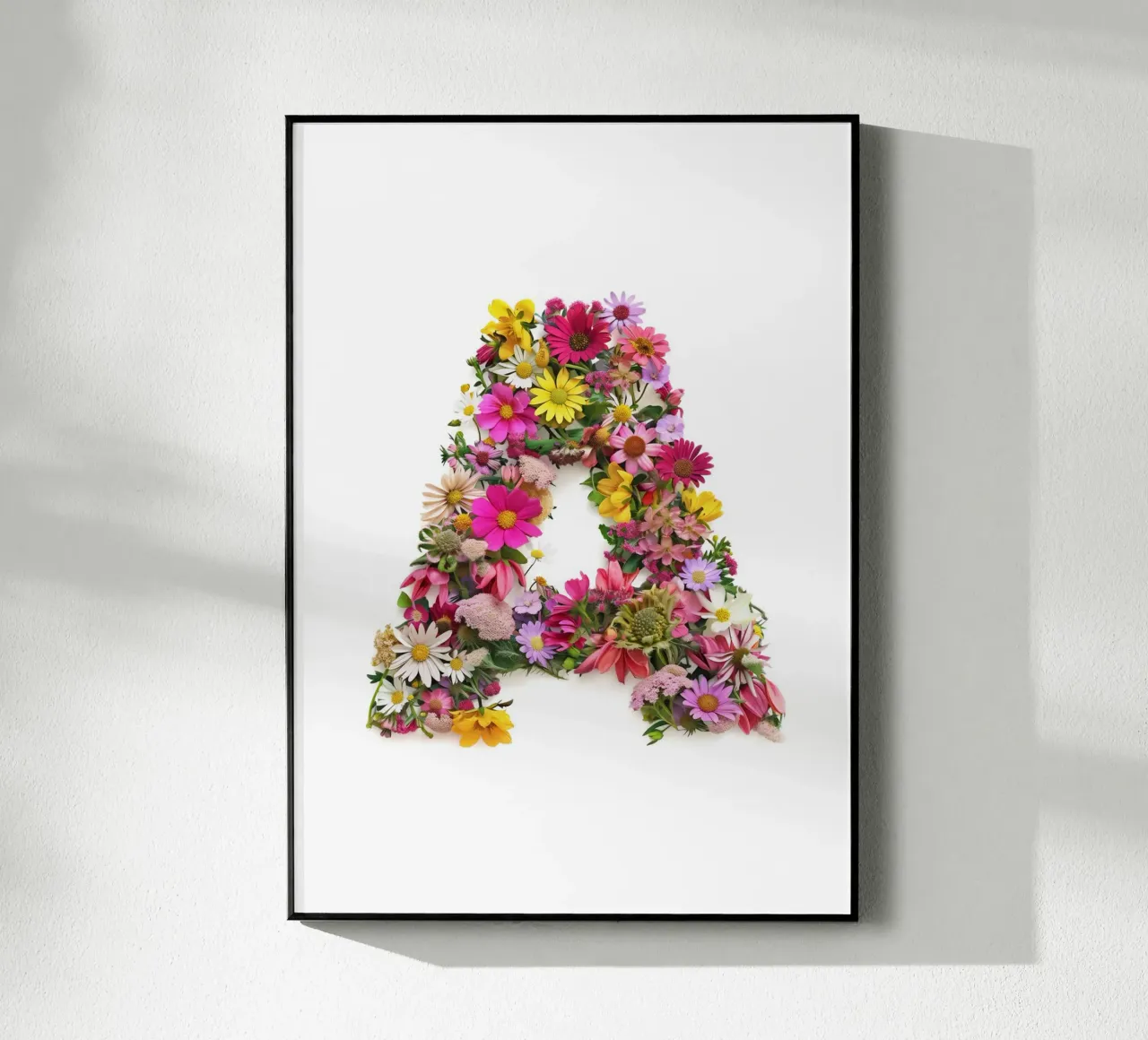 Fiore lettera A plexiglass da My Tiny Home