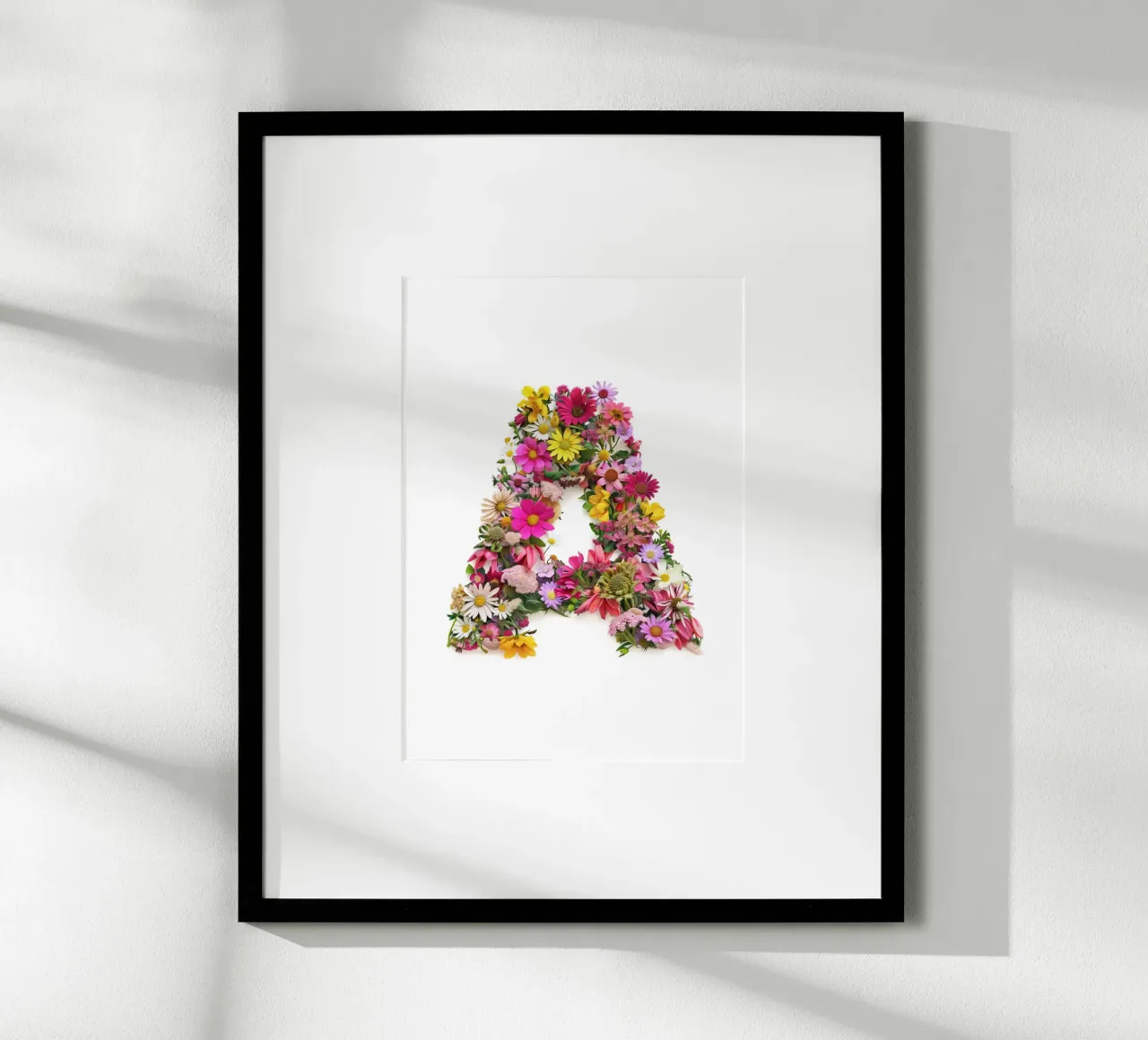 Blumenbuchstabe A Poster von My Tiny Home