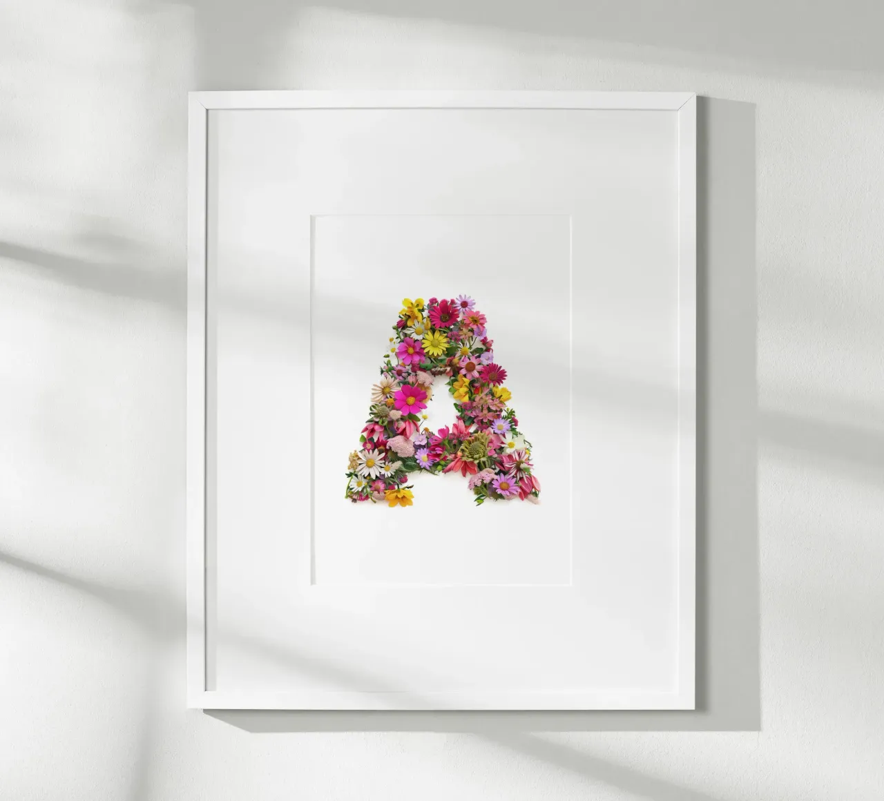 Blumenbuchstabe A Hahnemühle von My Tiny Home