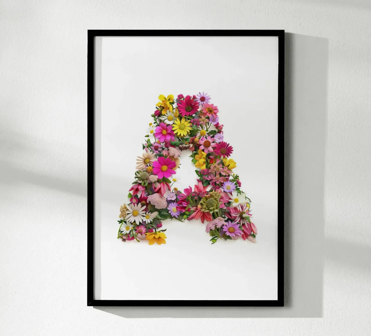 Blumenbuchstabe A Poster von My Tiny Home