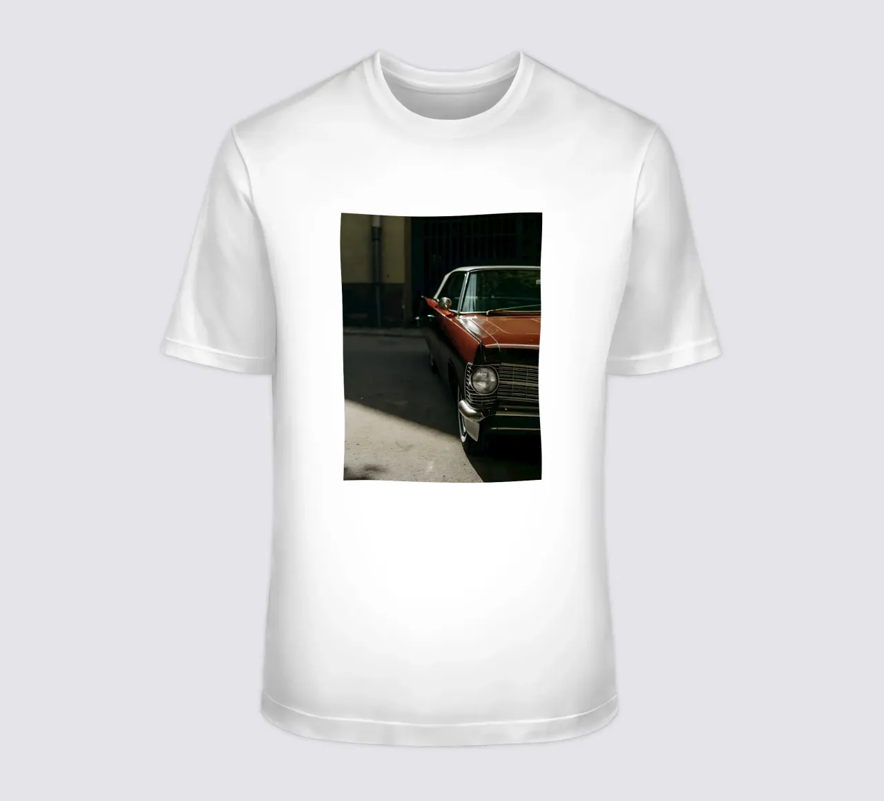 Frontale rosso per auto d'epoca t-shirt da CAR EDITION
