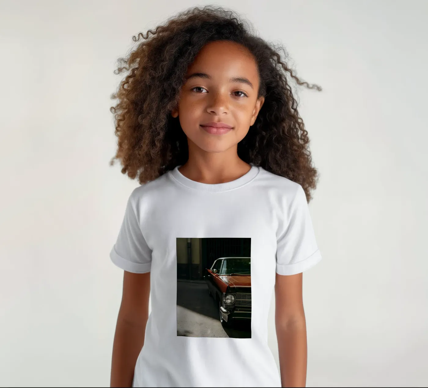 Rote Oldtimer-Front Kinder T-Shirt von CAR EDITION