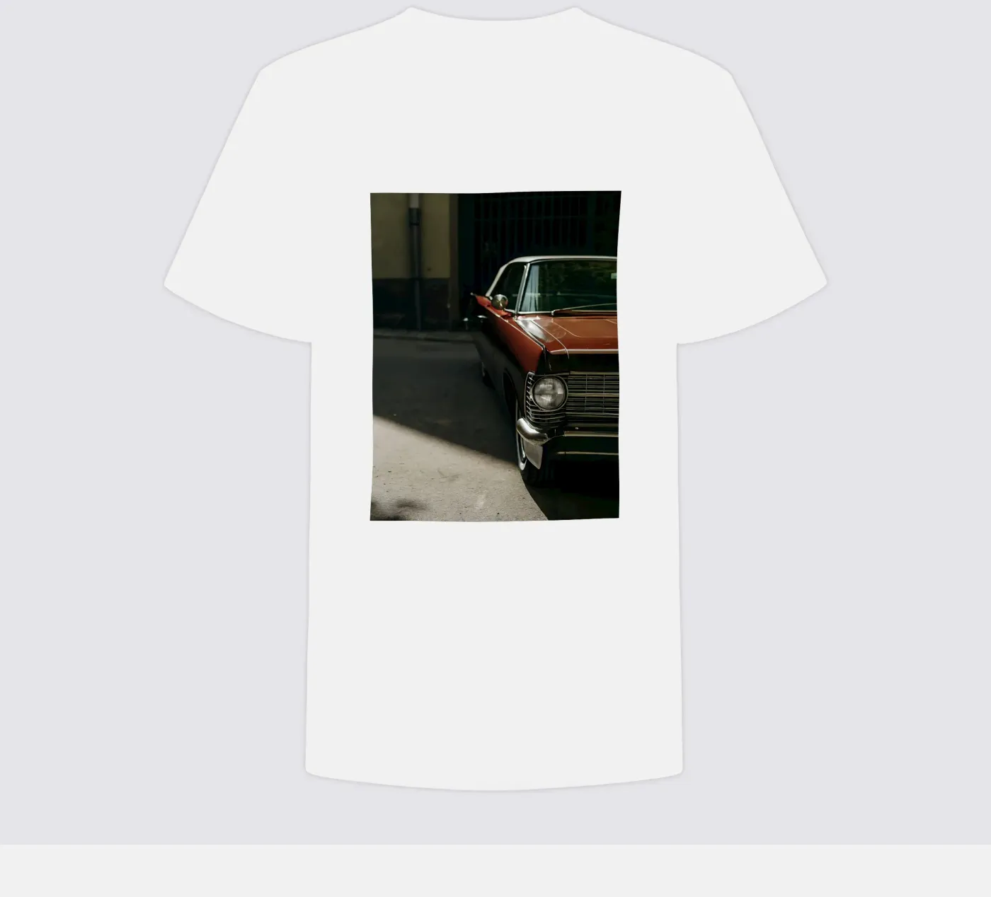 Rote Oldtimer-Front Kinder T-Shirt von CAR EDITION