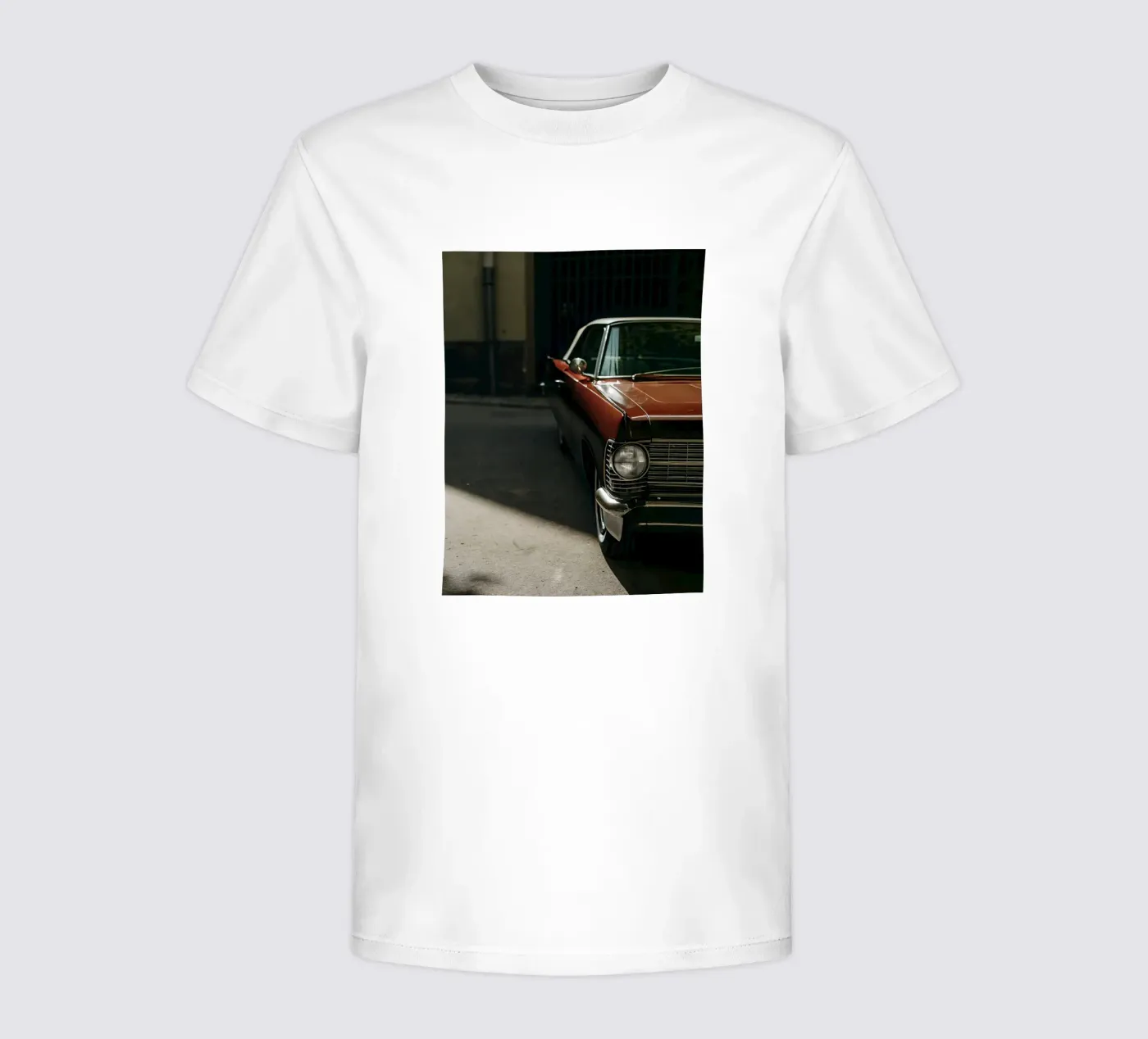 Rote Oldtimer-Front Kinder T-Shirt von CAR EDITION