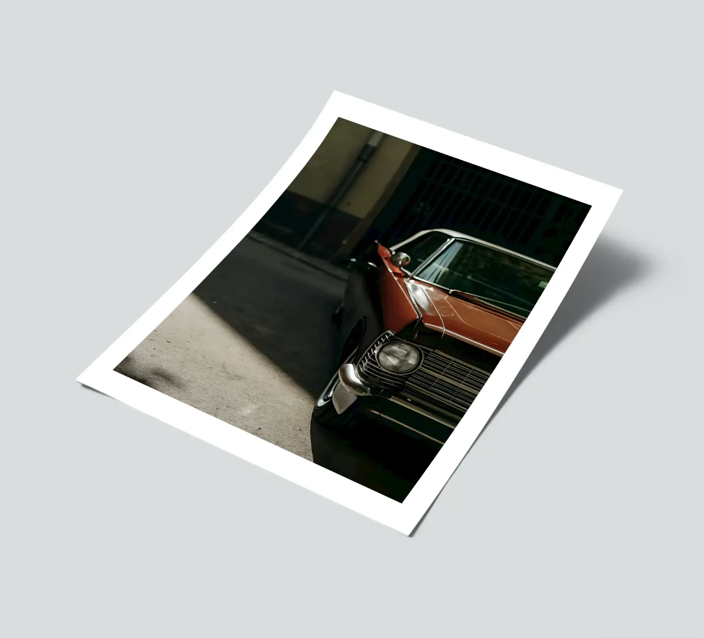 Rote Oldtimer-Front Stickerbogen von CAR EDITION